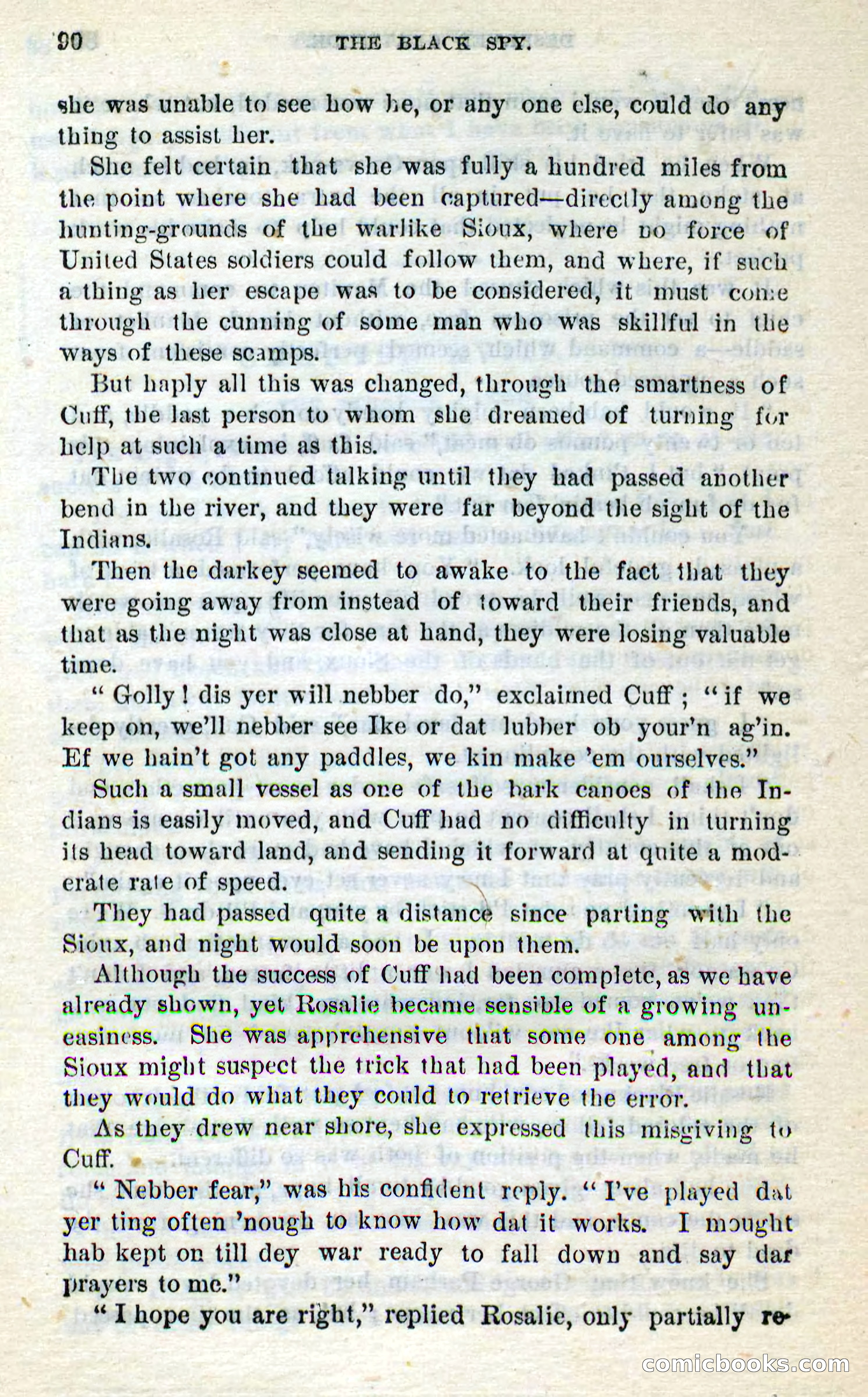 Beadle's Dime Novels No. 281: The Black Spy — page 86 of 100