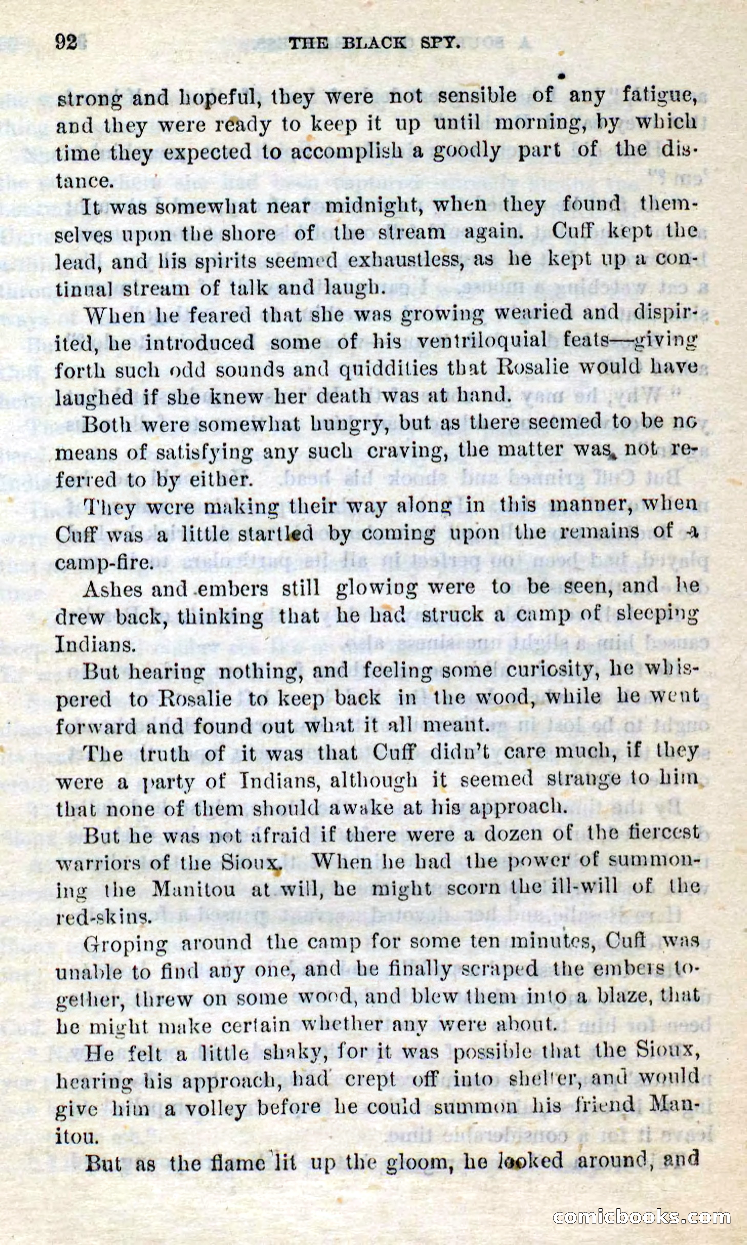 Beadle's Dime Novels No. 281: The Black Spy — page 88 of 100