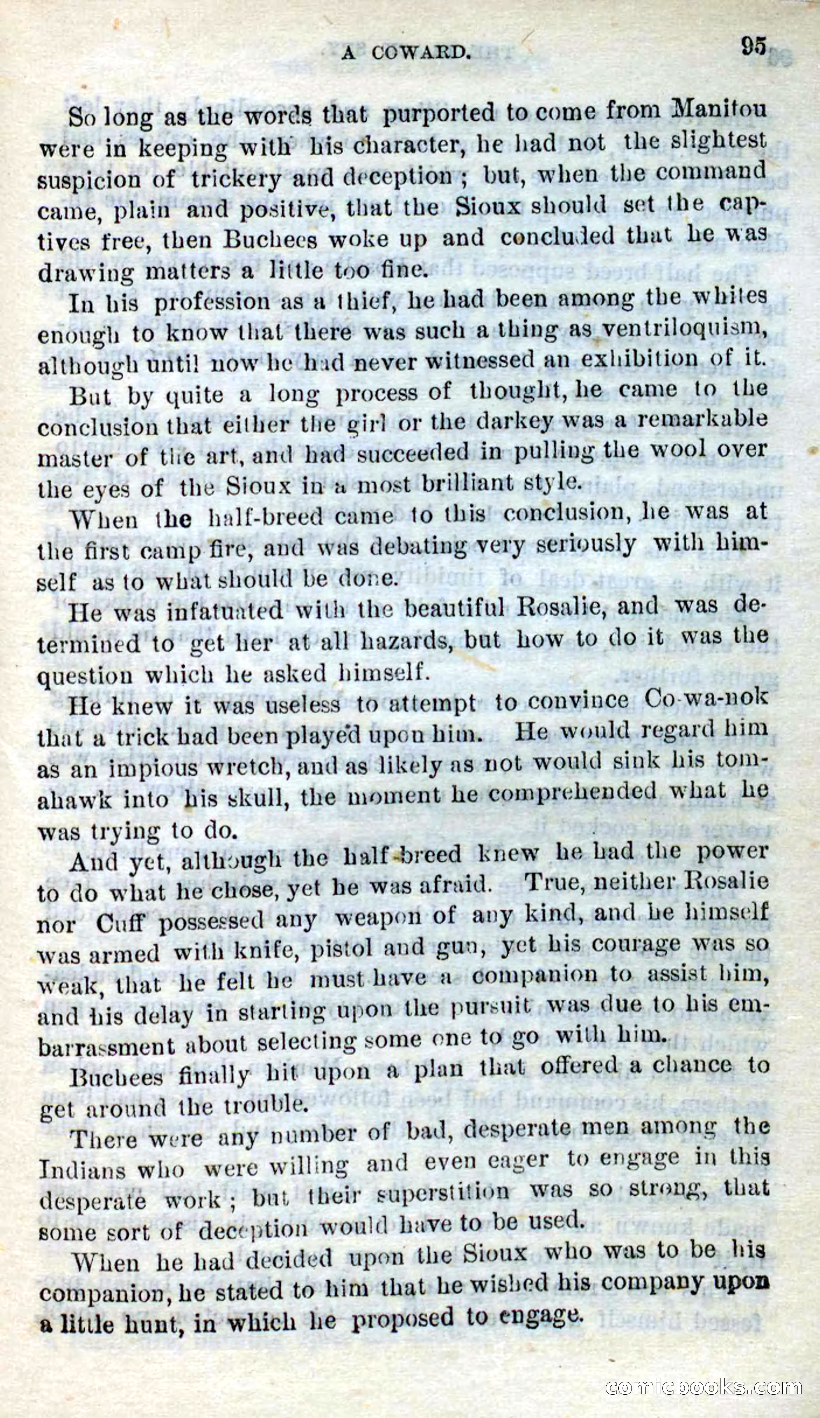 Beadle's Dime Novels No. 281: The Black Spy — page 91 of 100