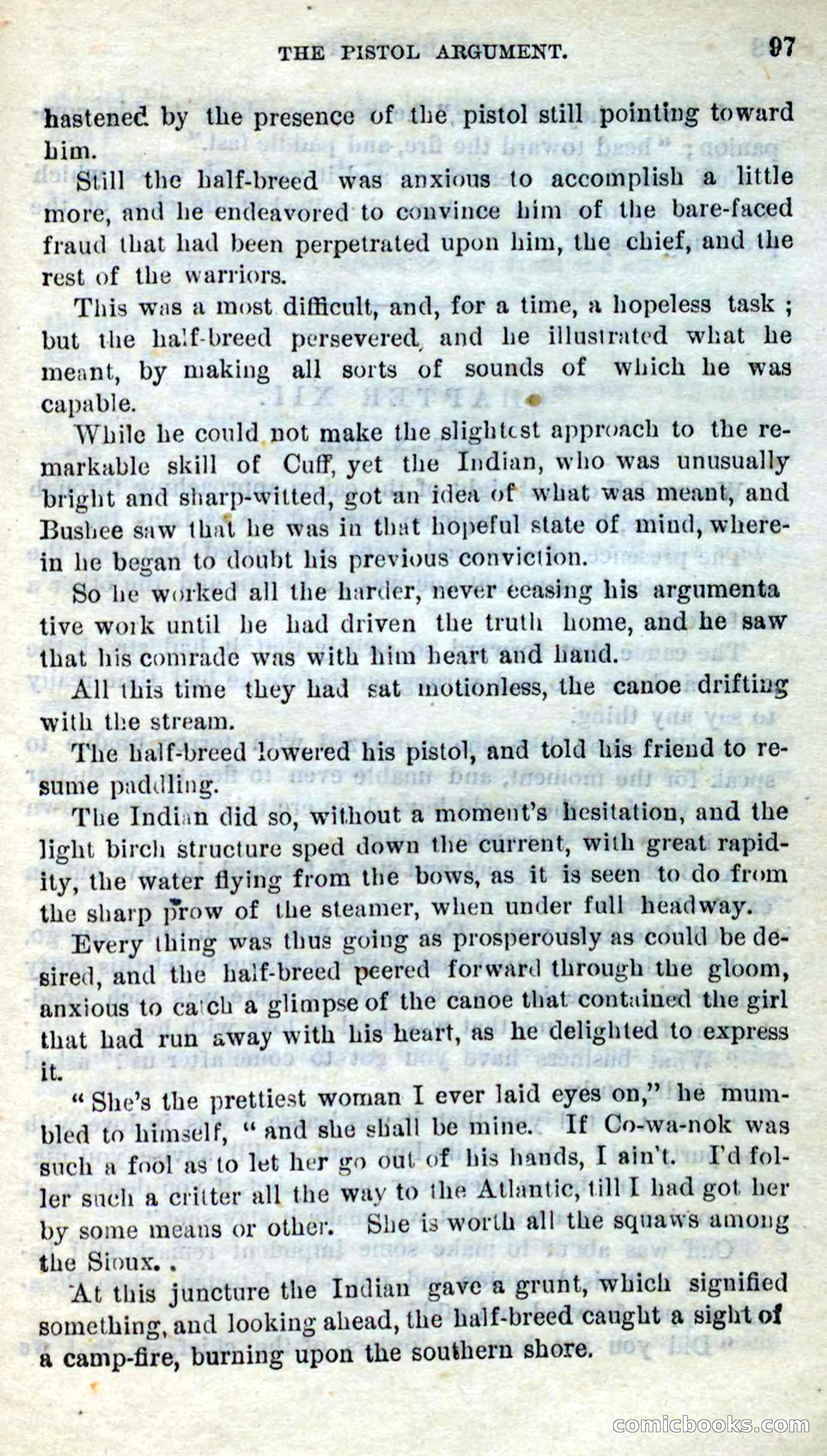 Beadle's Dime Novels No. 281: The Black Spy — page 93 of 100