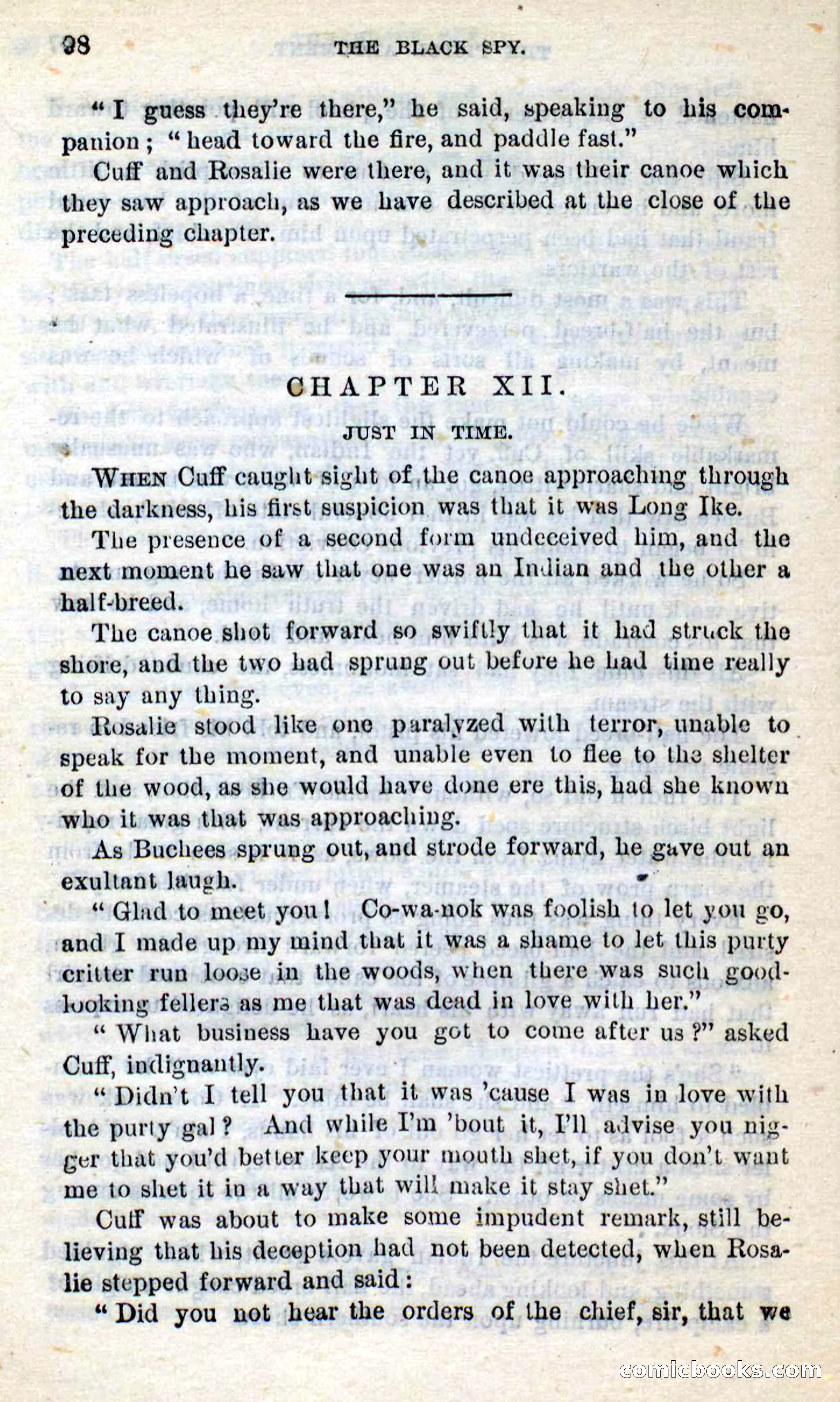 Beadle's Dime Novels No. 281: The Black Spy — page 94 of 100