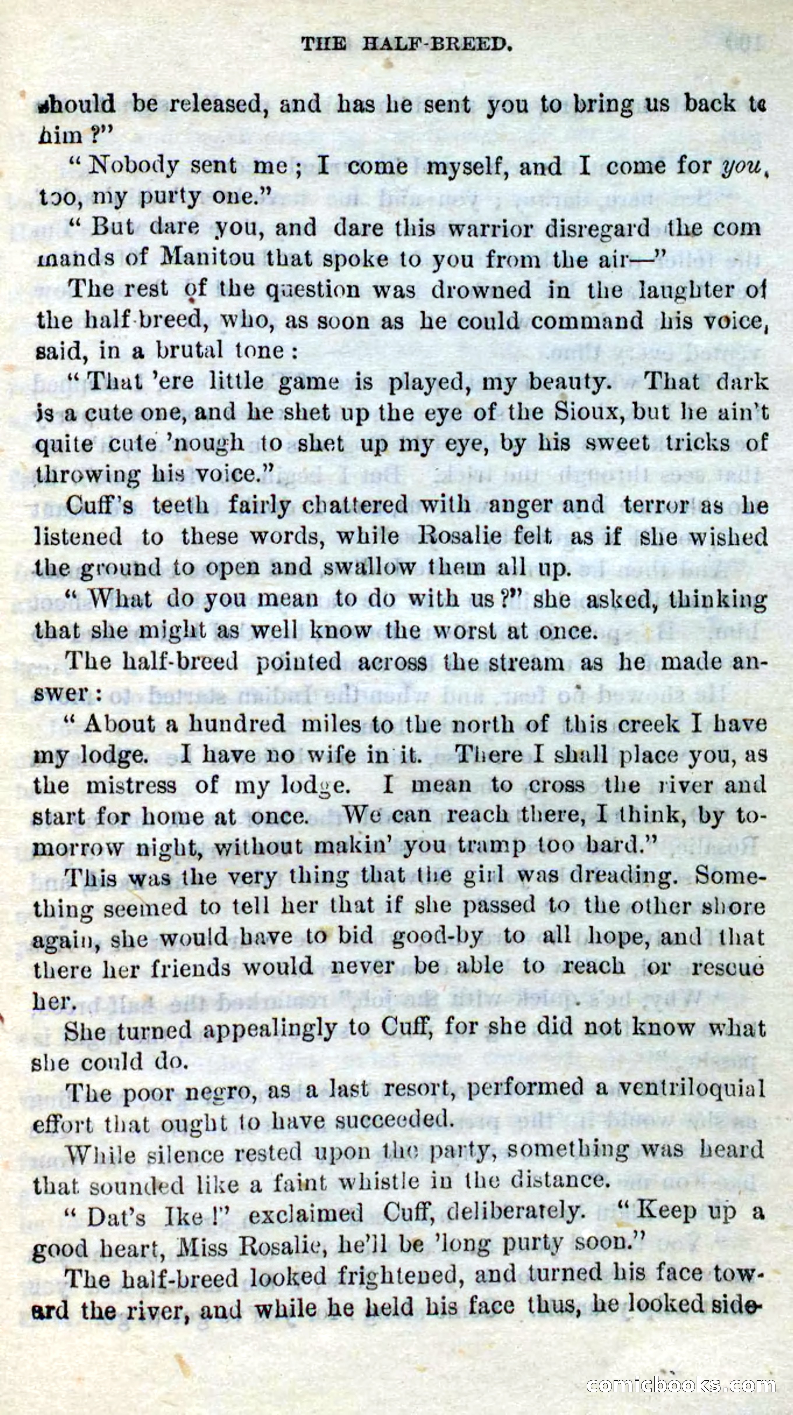 Beadle's Dime Novels No. 281: The Black Spy — page 95 of 100