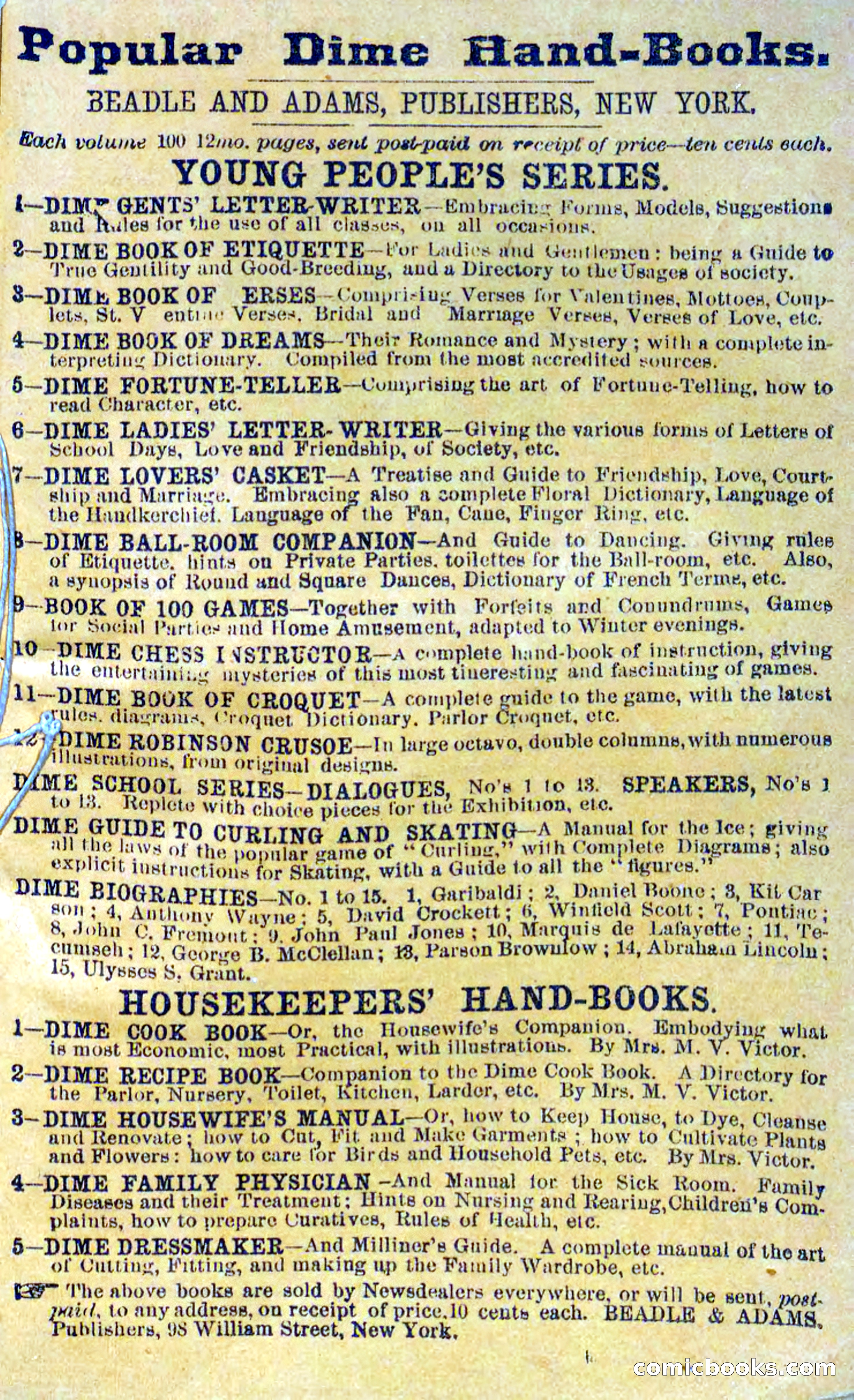 Beadle's Dime Novels No. 281: The Black Spy — page 99 of 100