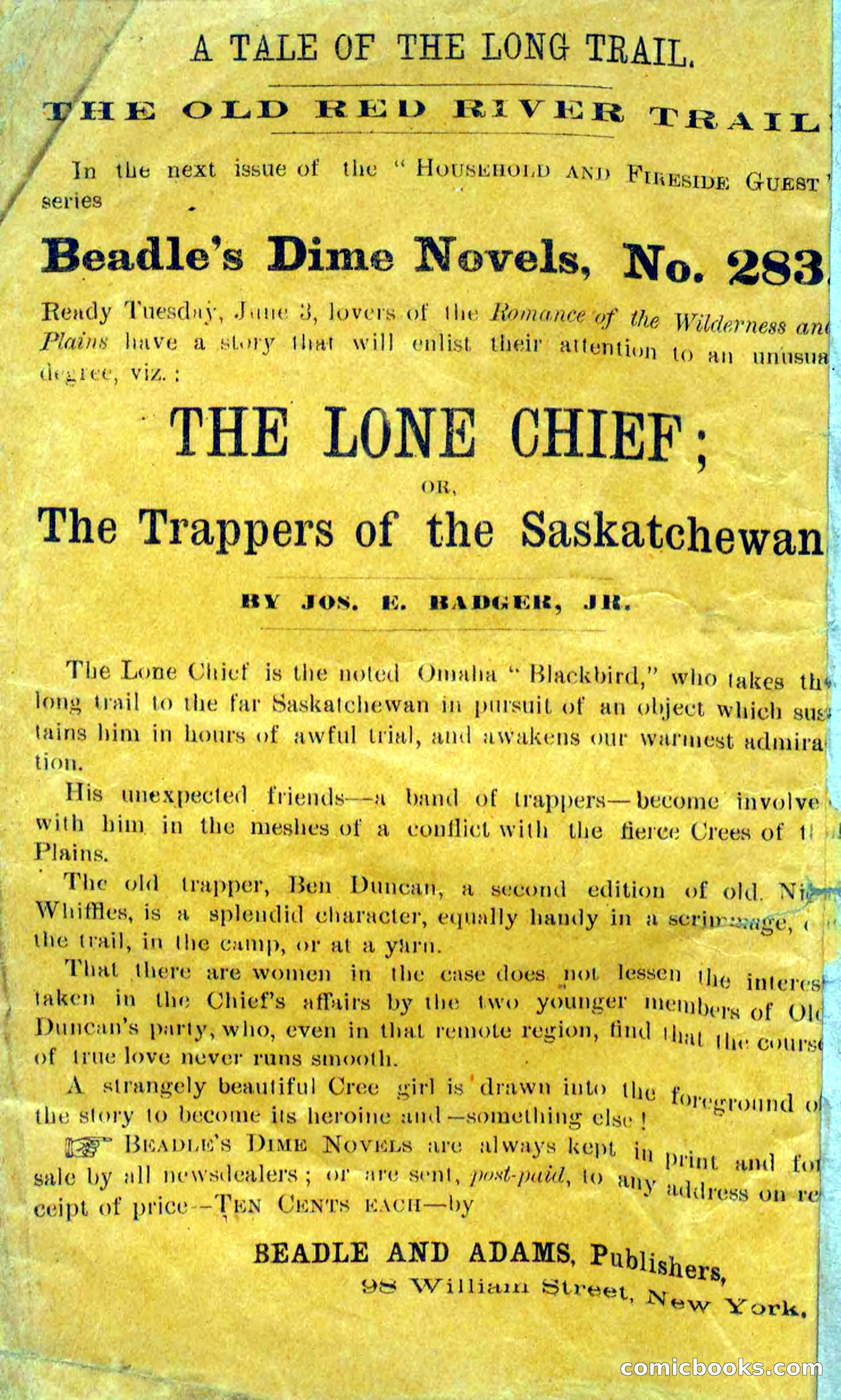 Beadle's Dime Novels No. 277: Ruby Roland, the Girl Spy — page 2 of 100