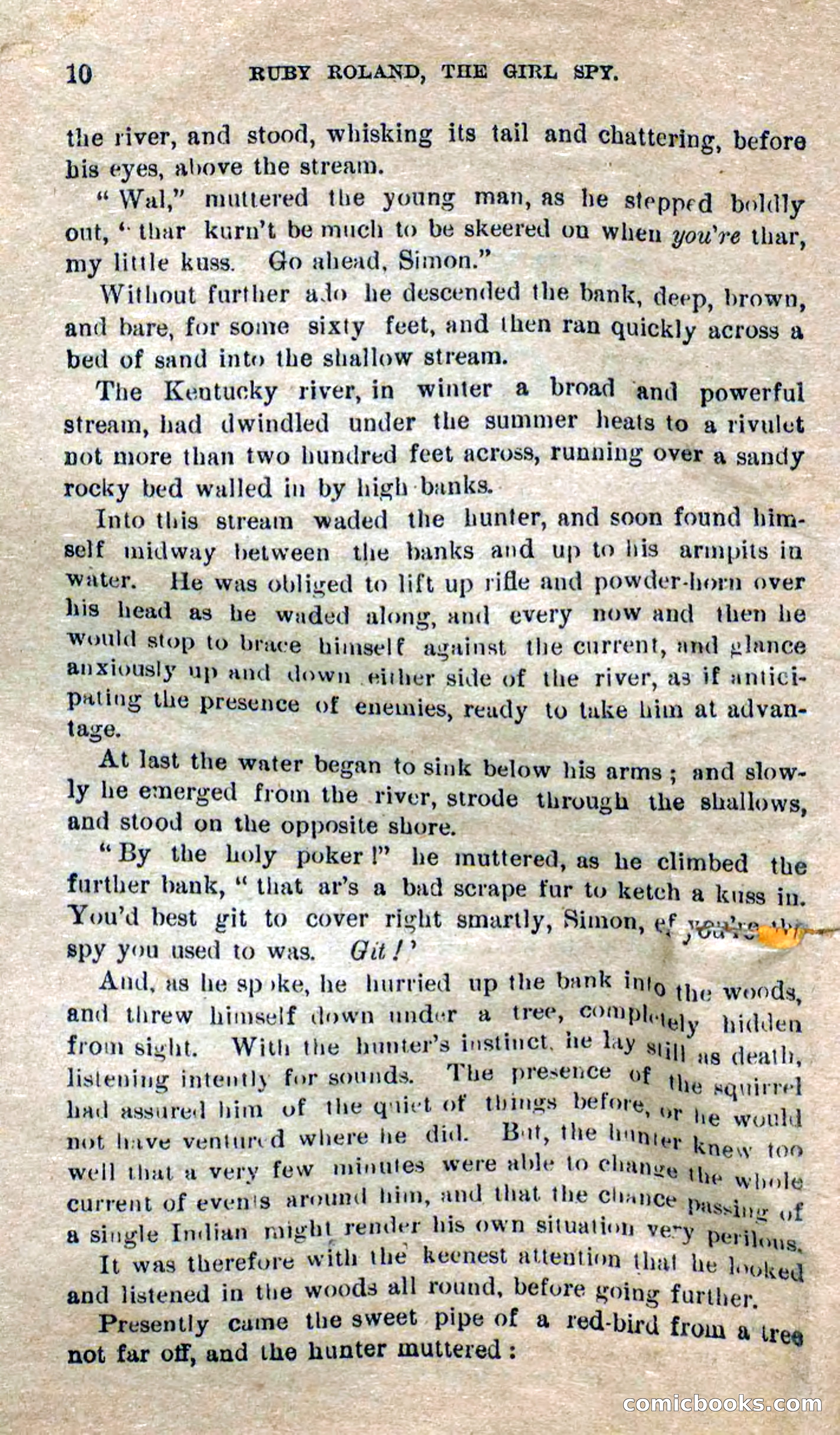 Beadle's Dime Novels No. 277: Ruby Roland, the Girl Spy — page 6 of 100