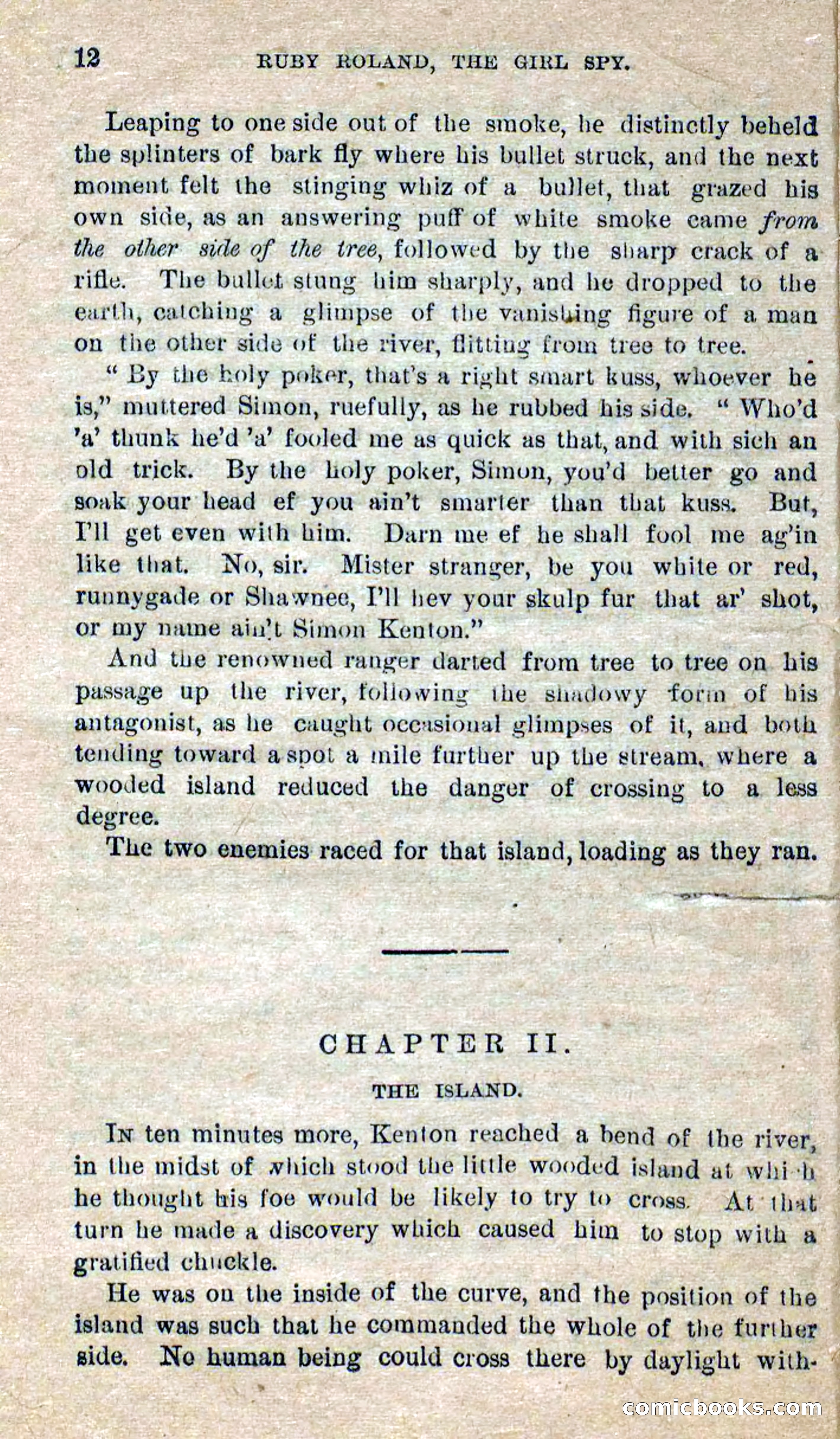 Beadle's Dime Novels No. 277: Ruby Roland, the Girl Spy — page 8 of 100