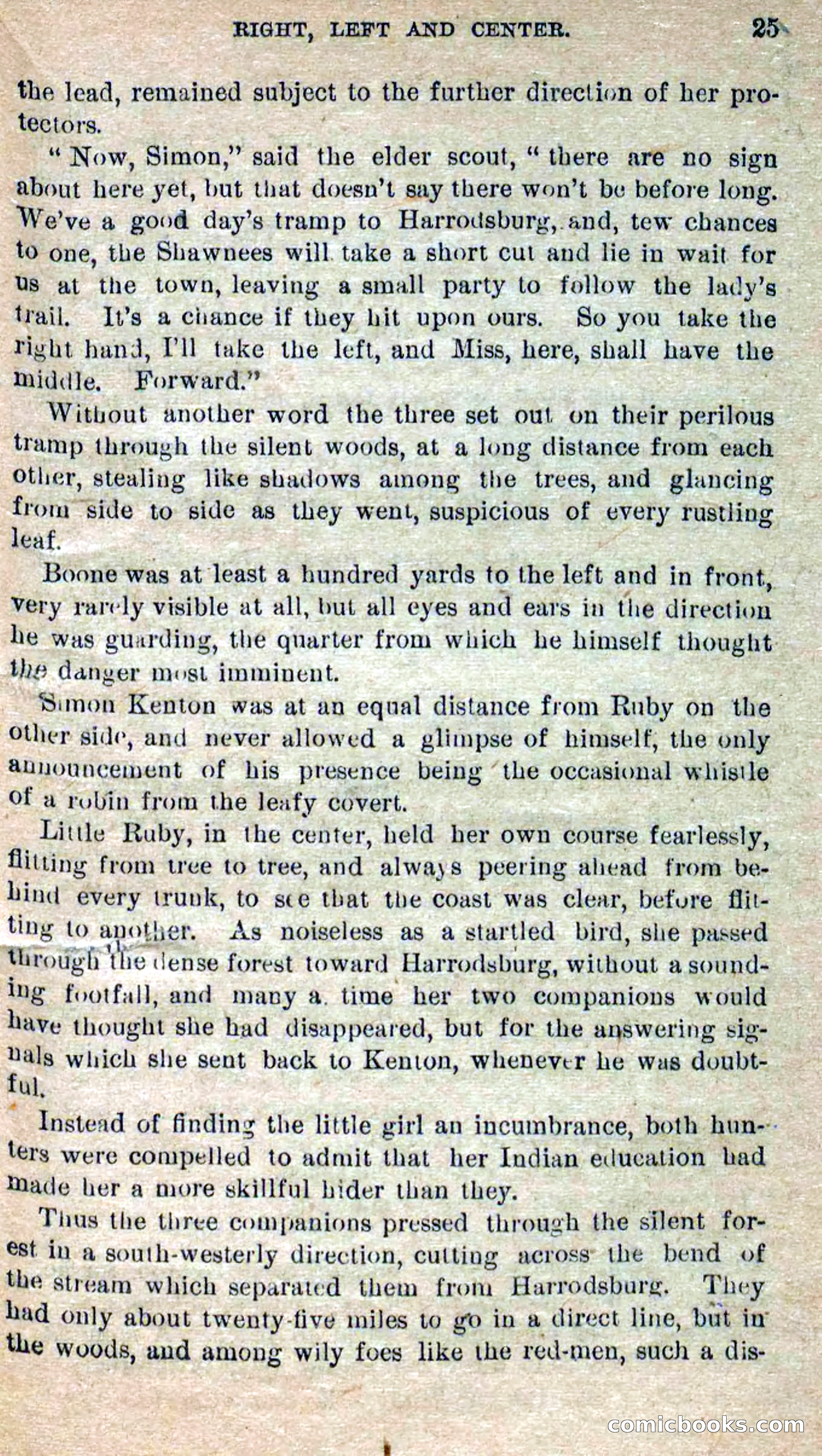 Beadle's Dime Novels No. 277: Ruby Roland, the Girl Spy — page 21 of 100