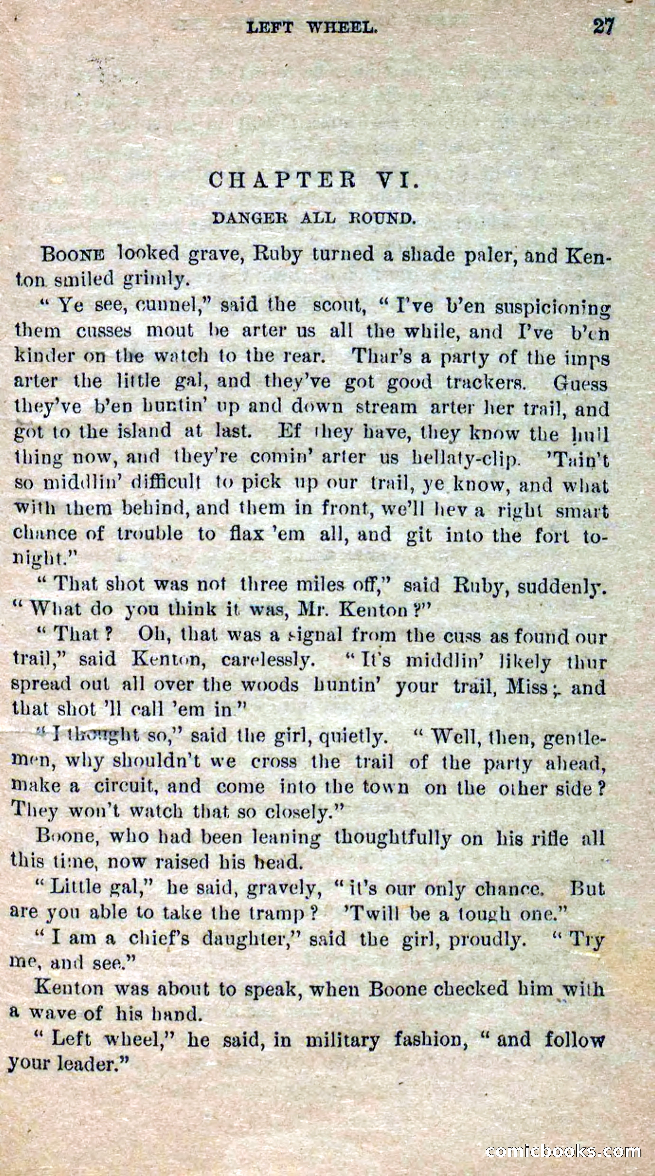Beadle's Dime Novels No. 277: Ruby Roland, the Girl Spy — page 23 of 100