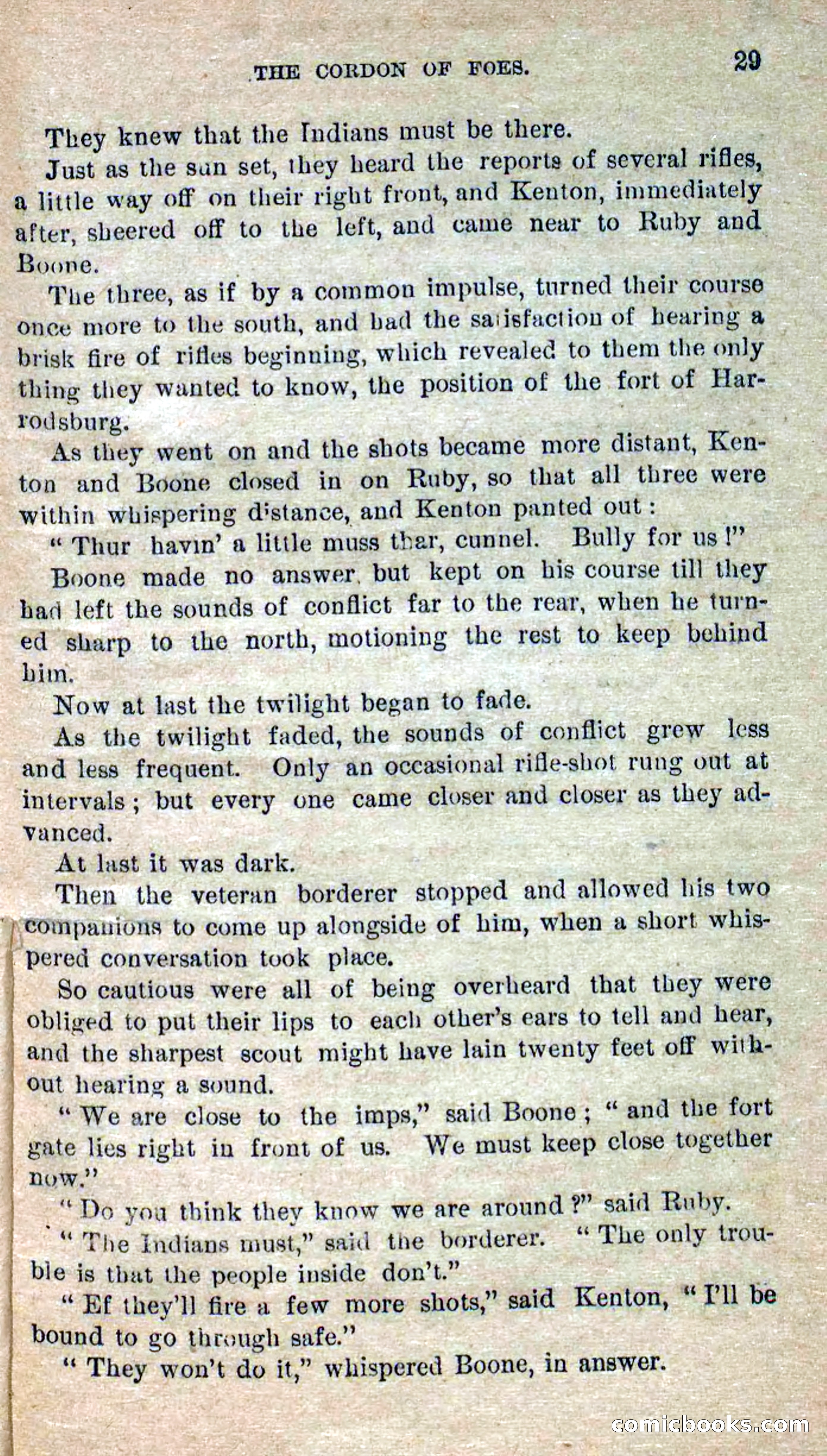 Beadle's Dime Novels No. 277: Ruby Roland, the Girl Spy — page 25 of 100