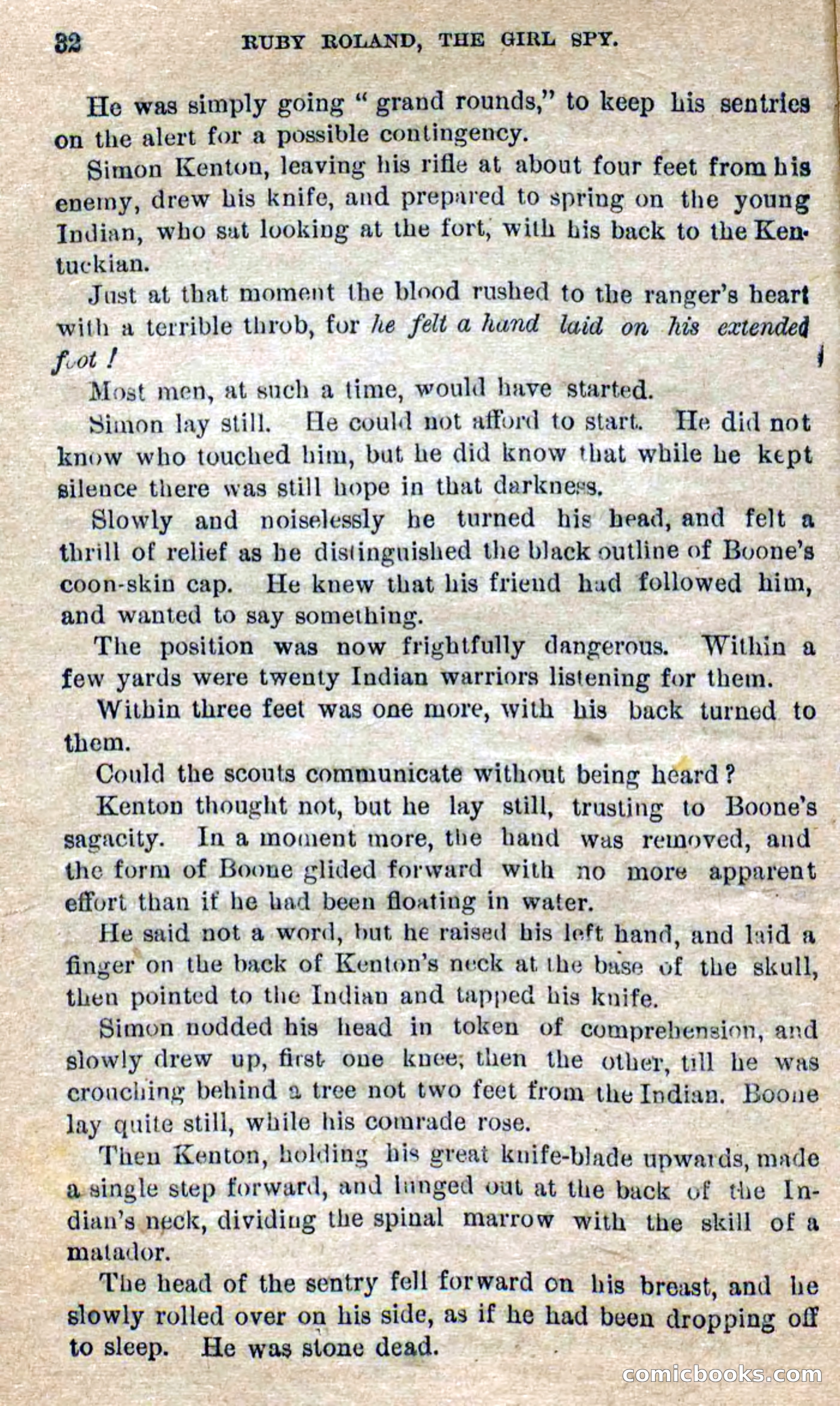 Beadle's Dime Novels No. 277: Ruby Roland, the Girl Spy — page 28 of 100