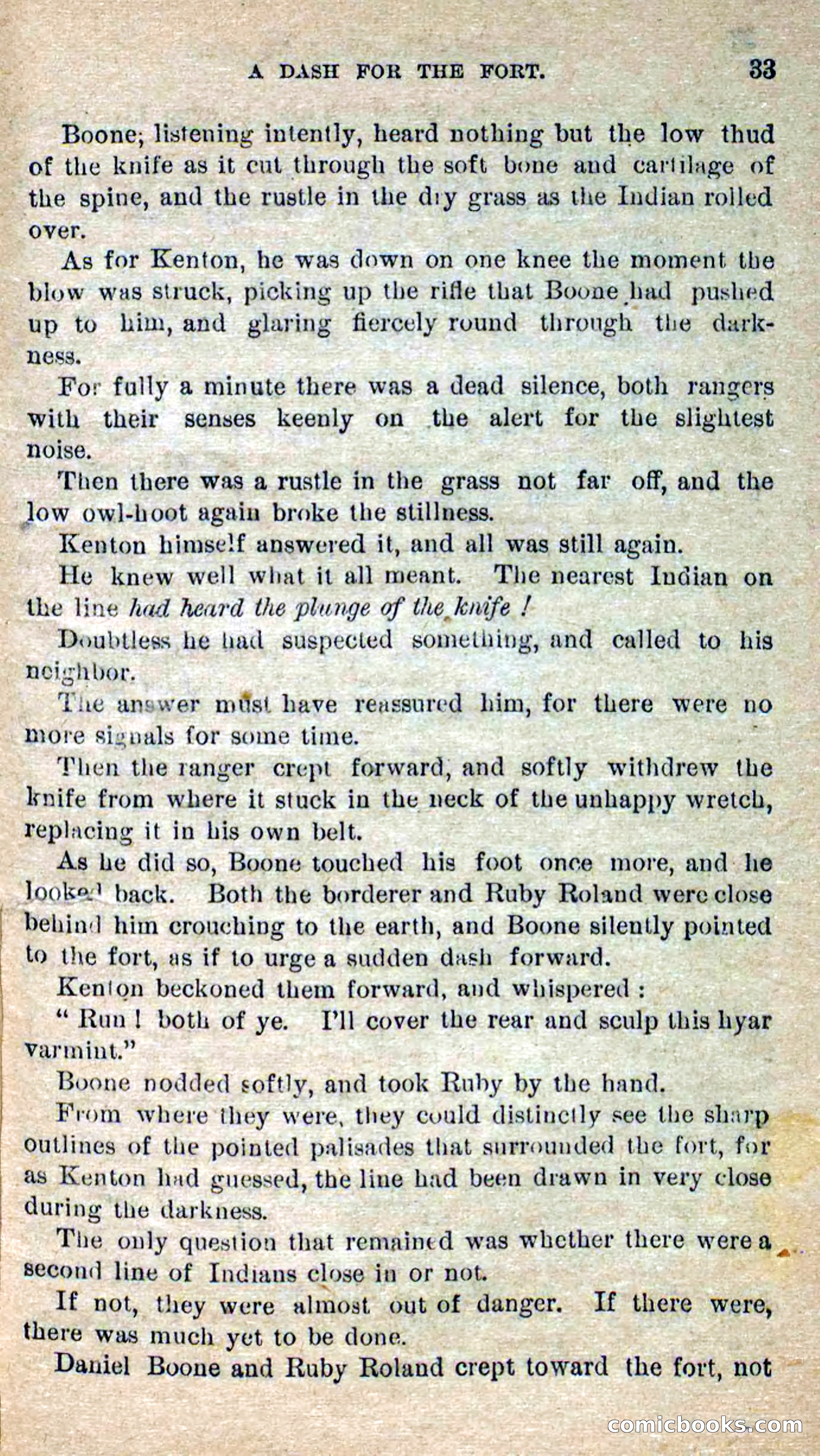 Beadle's Dime Novels No. 277: Ruby Roland, the Girl Spy — page 29 of 100