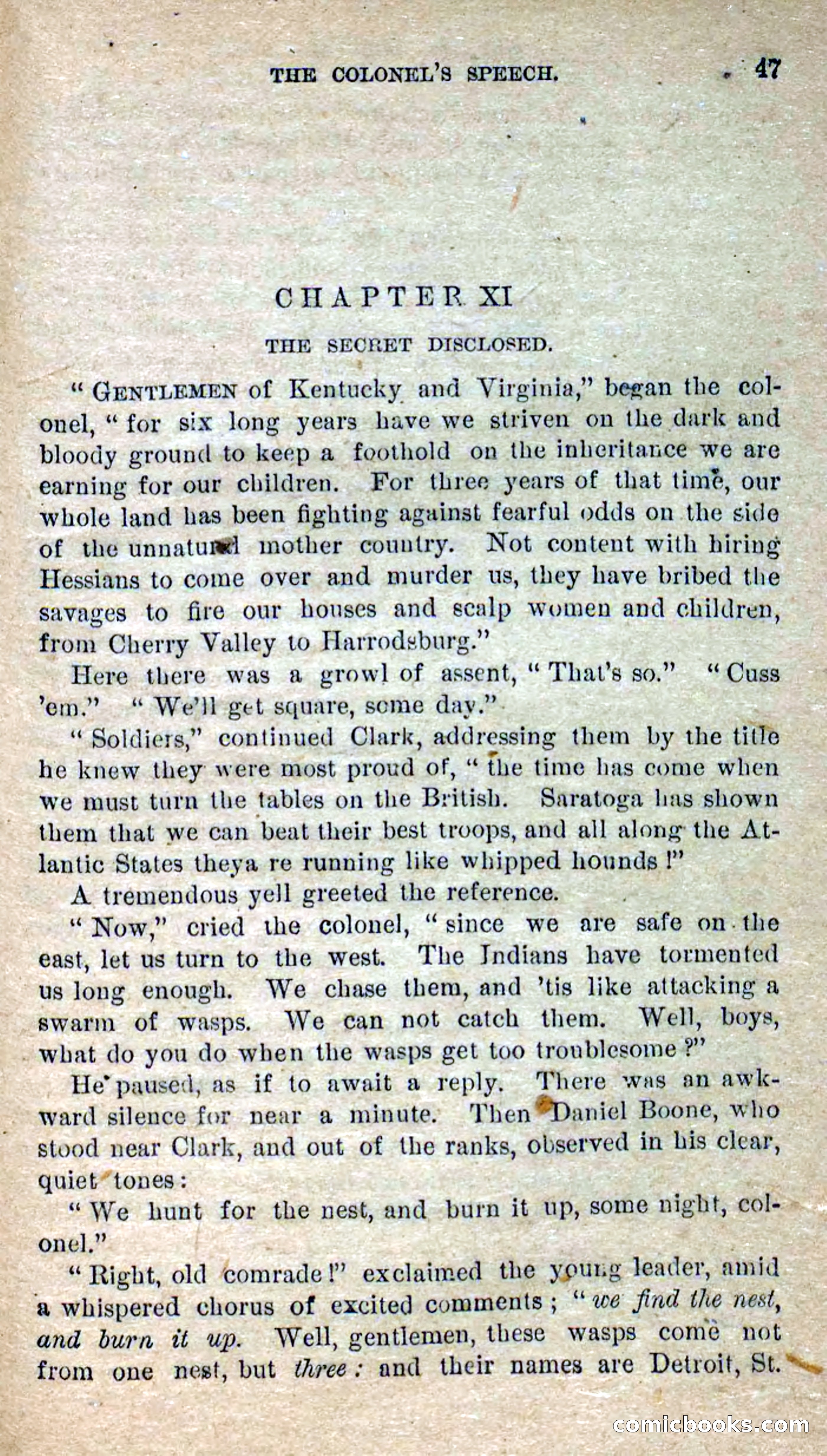 Beadle's Dime Novels No. 277: Ruby Roland, the Girl Spy — page 43 of 100