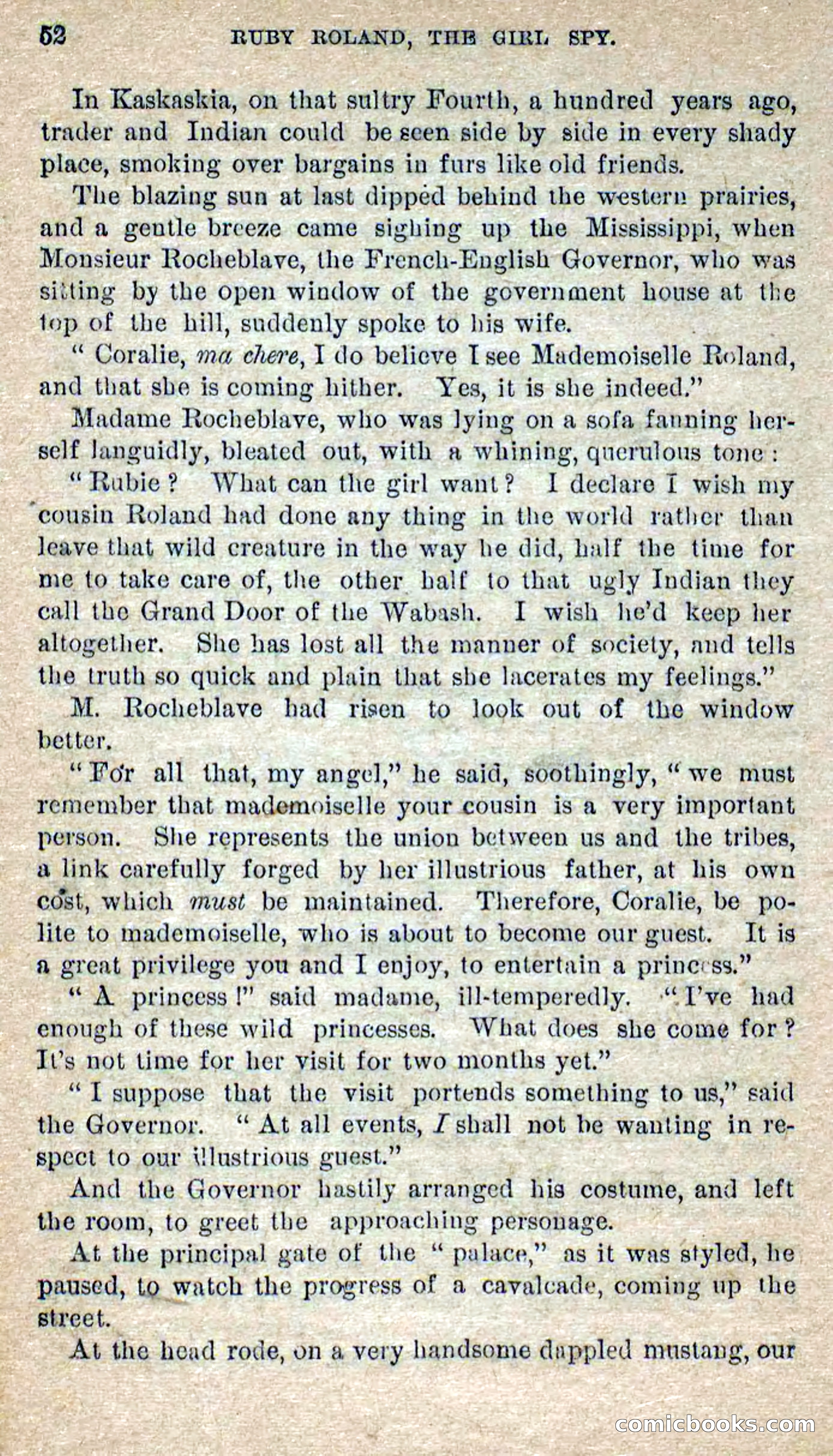 Beadle's Dime Novels No. 277: Ruby Roland, the Girl Spy — page 48 of 100