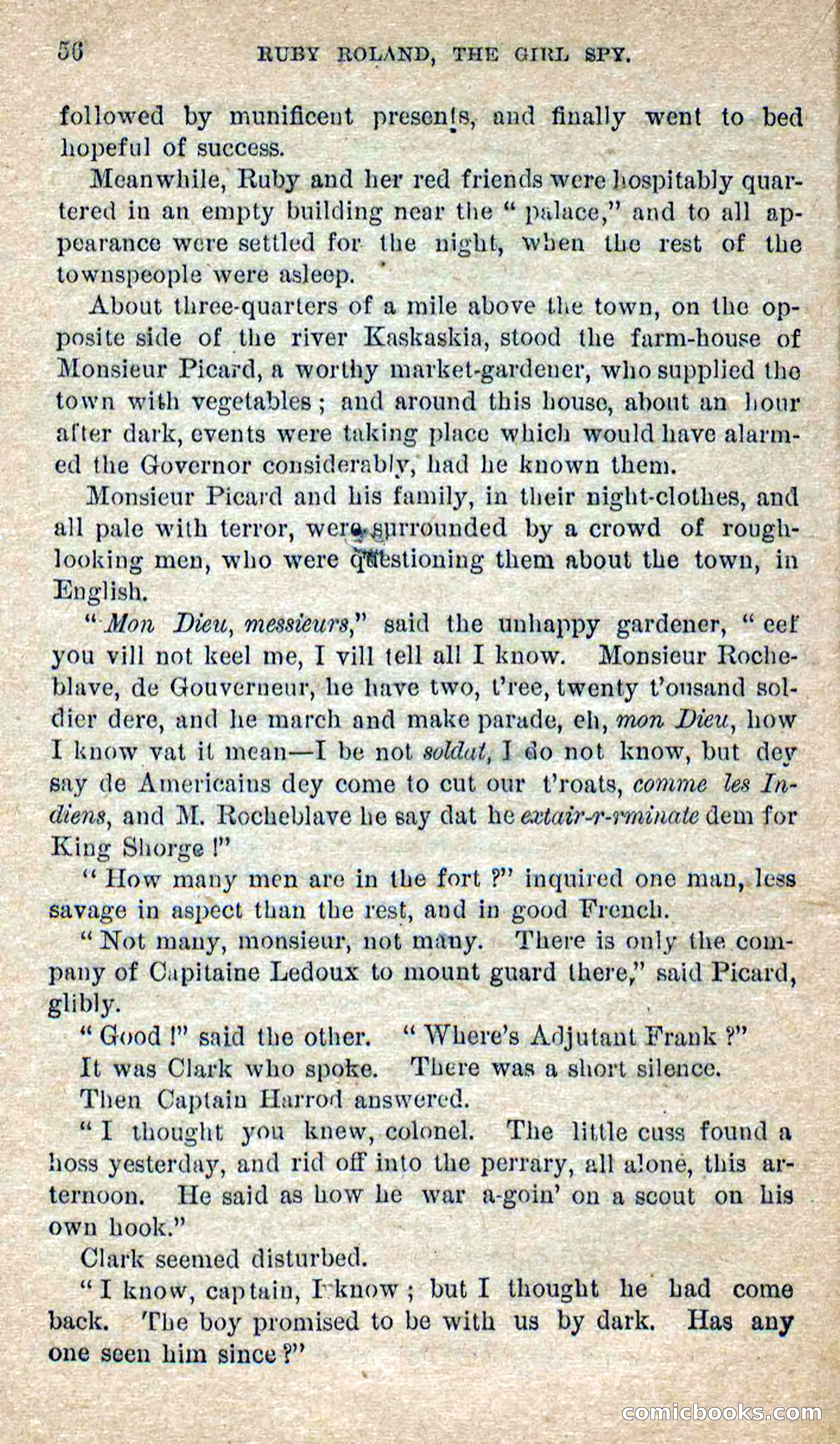 Beadle's Dime Novels No. 277: Ruby Roland, the Girl Spy — page 52 of 100