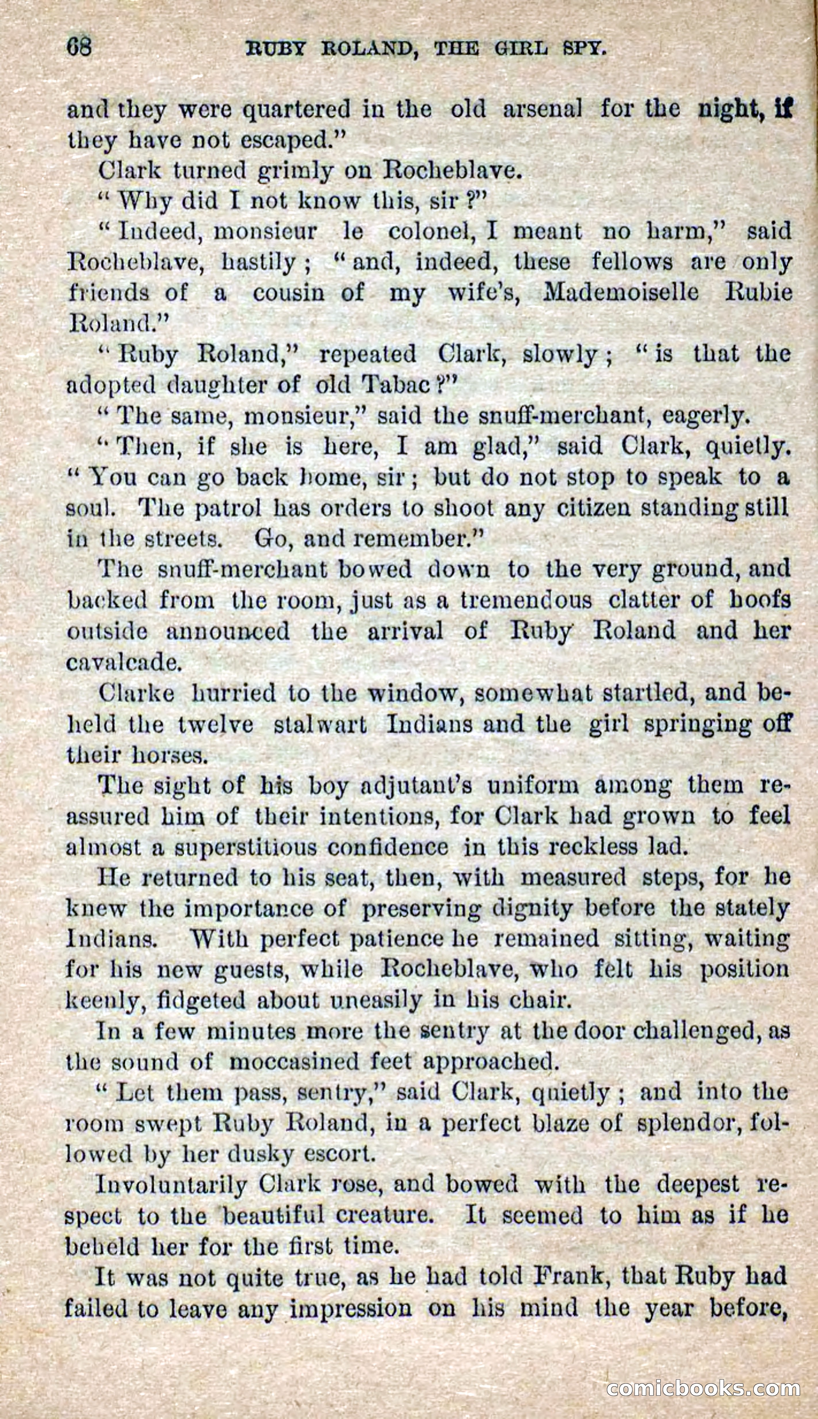 Beadle's Dime Novels No. 277: Ruby Roland, the Girl Spy — page 64 of 100