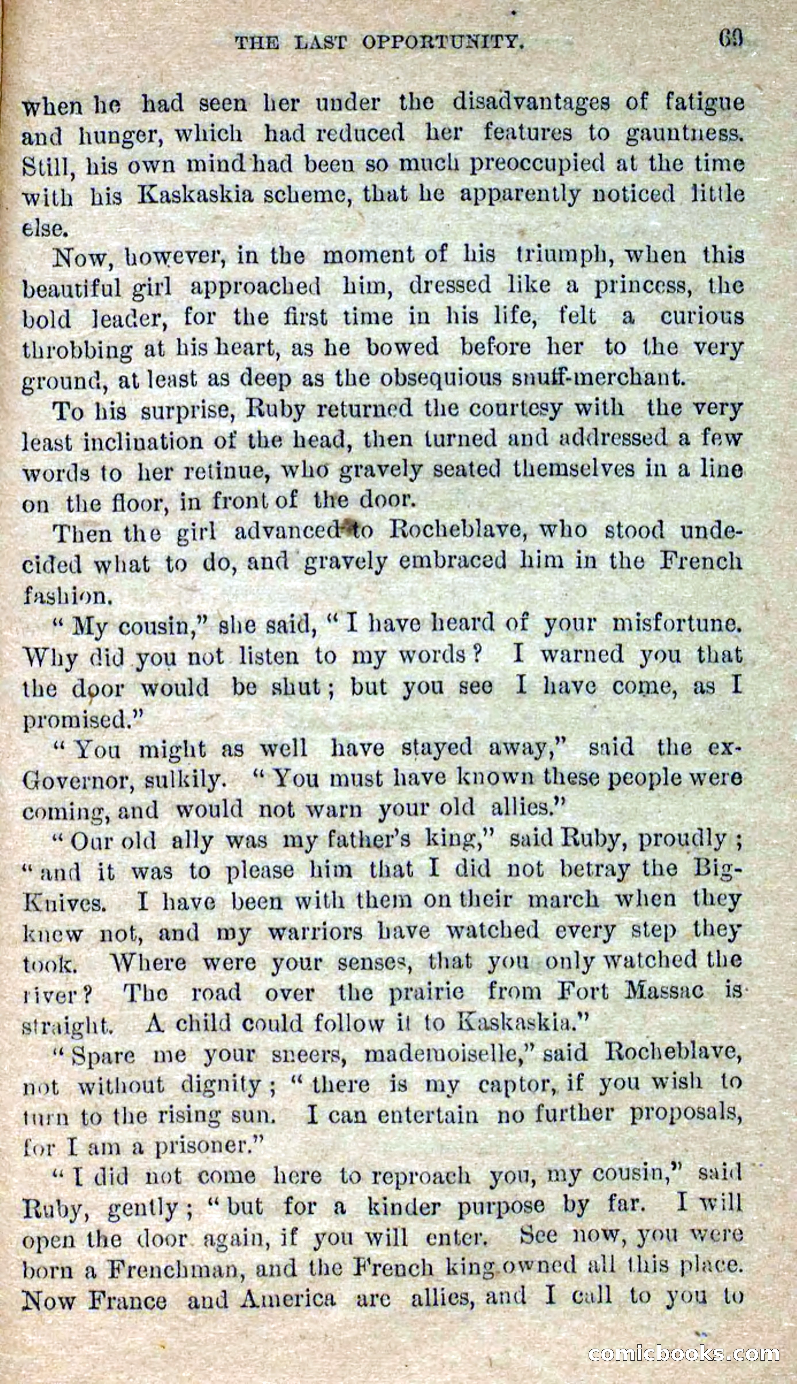 Beadle's Dime Novels No. 277: Ruby Roland, the Girl Spy — page 65 of 100