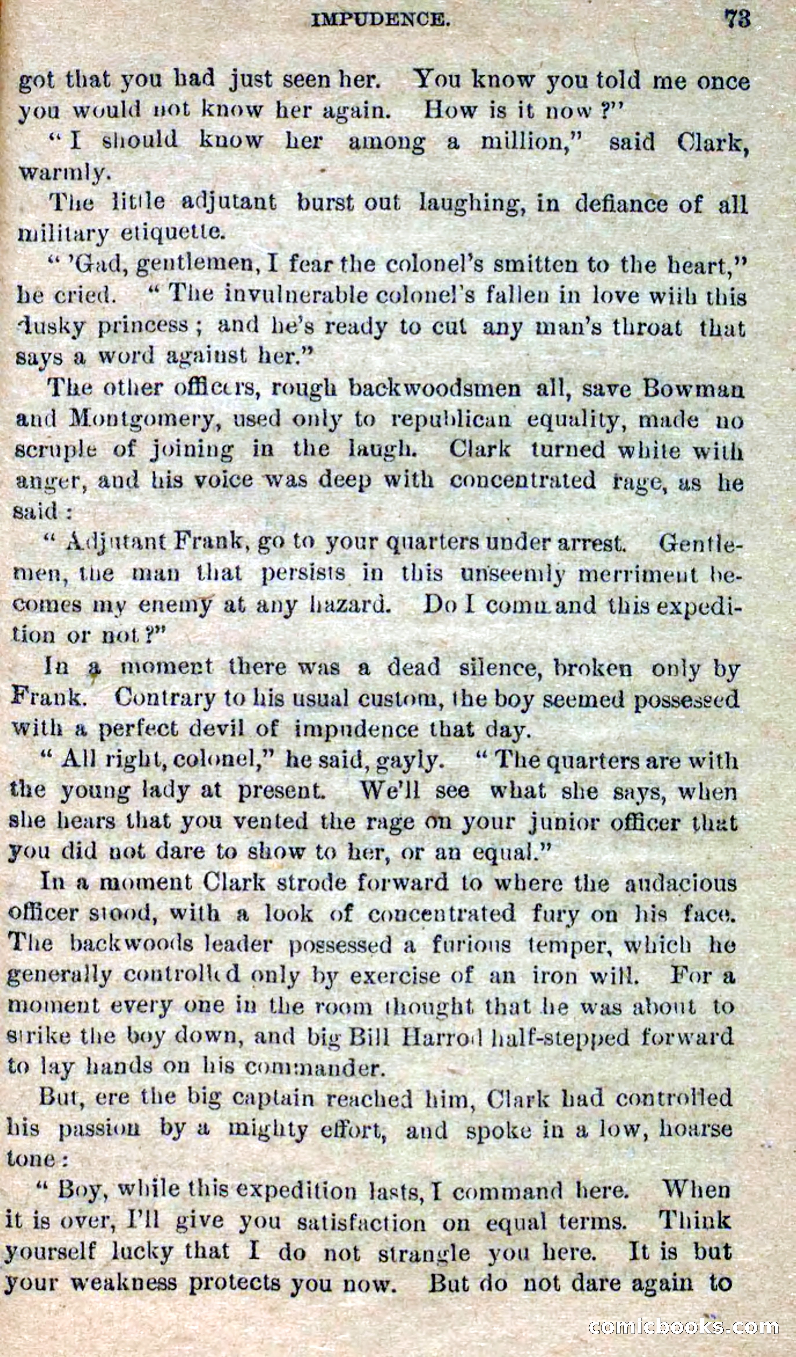 Beadle's Dime Novels No. 277: Ruby Roland, the Girl Spy — page 69 of 100