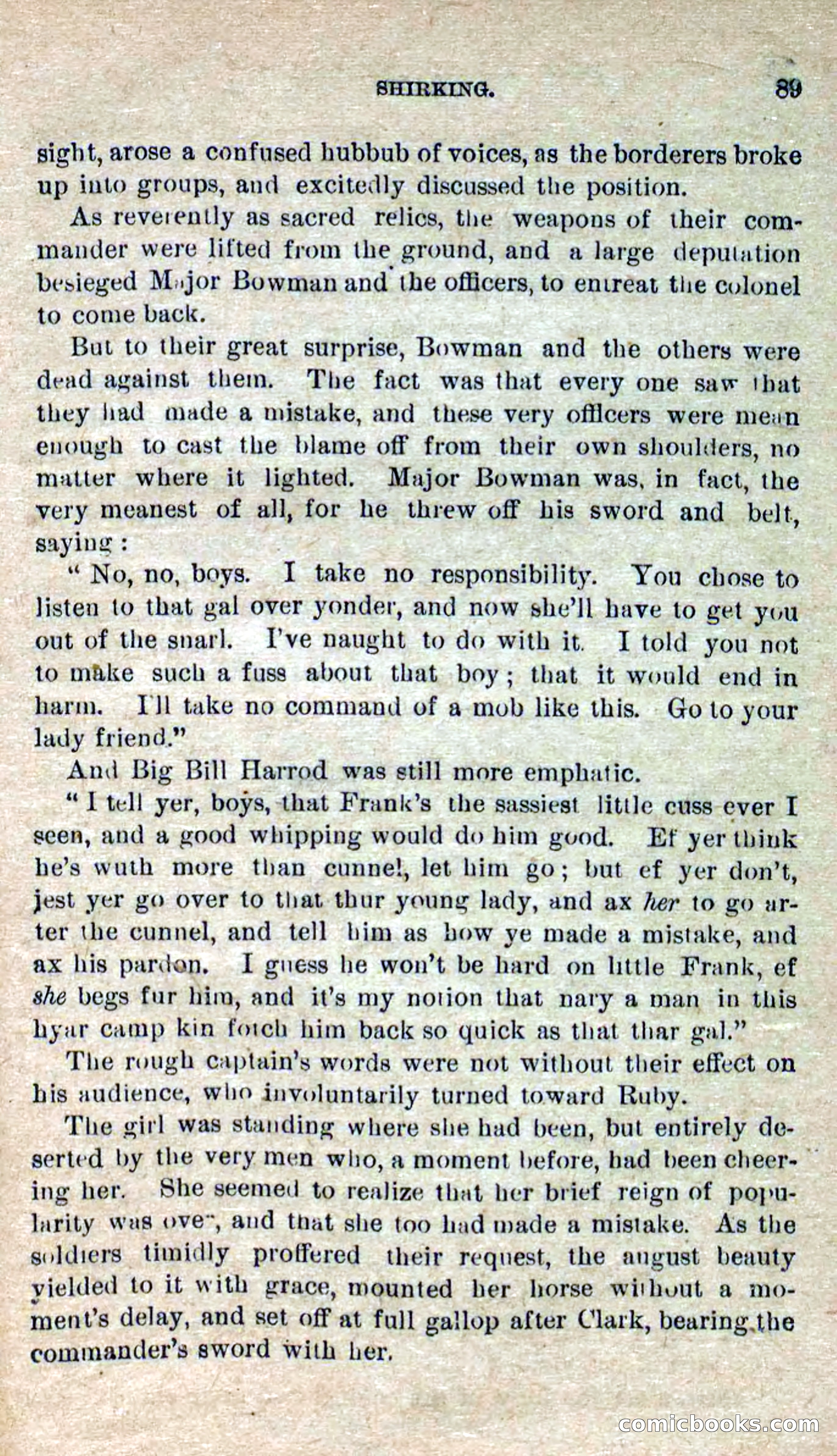 Beadle's Dime Novels No. 277: Ruby Roland, the Girl Spy — page 85 of 100