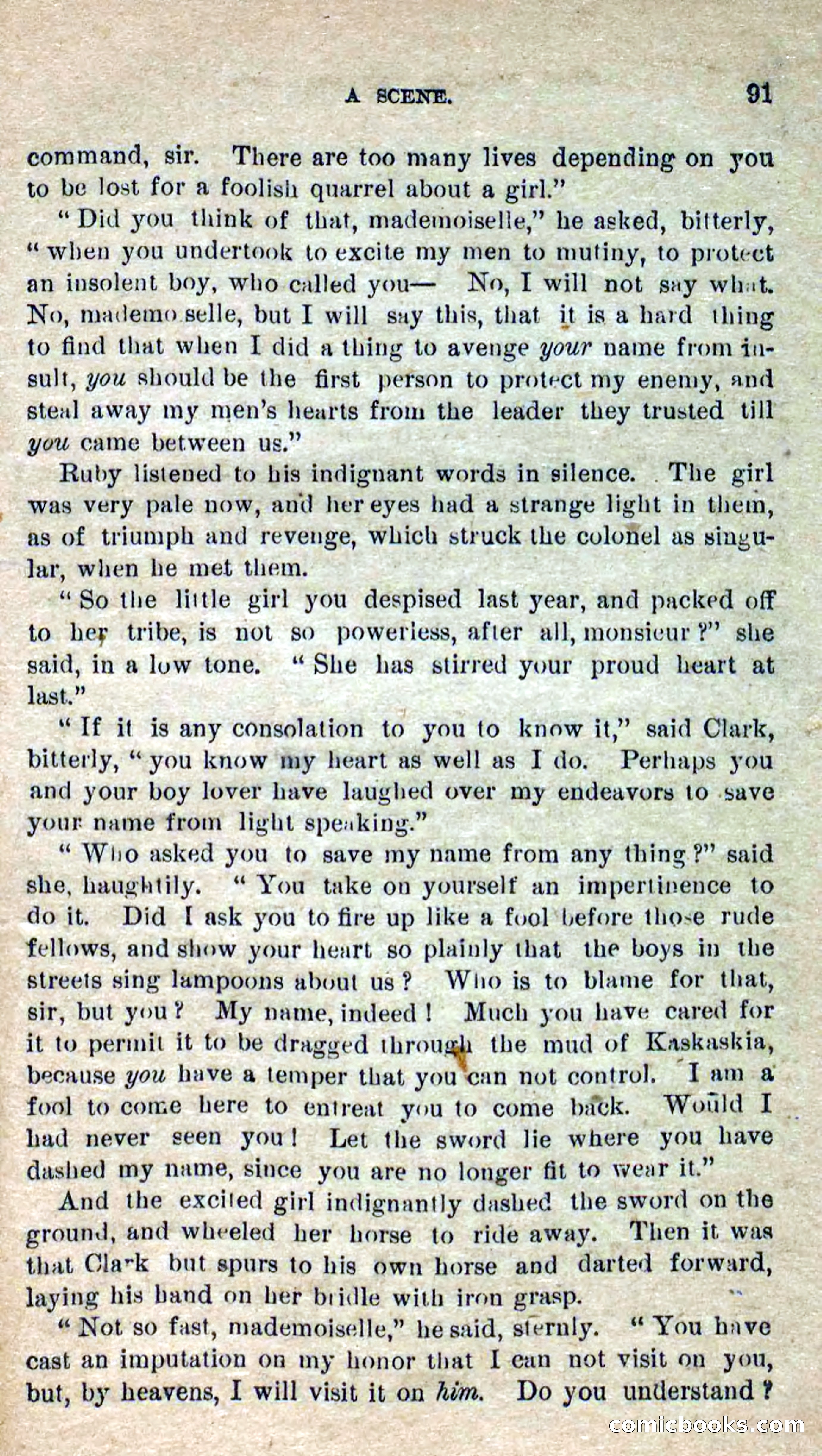 Beadle's Dime Novels No. 277: Ruby Roland, the Girl Spy — page 87 of 100
