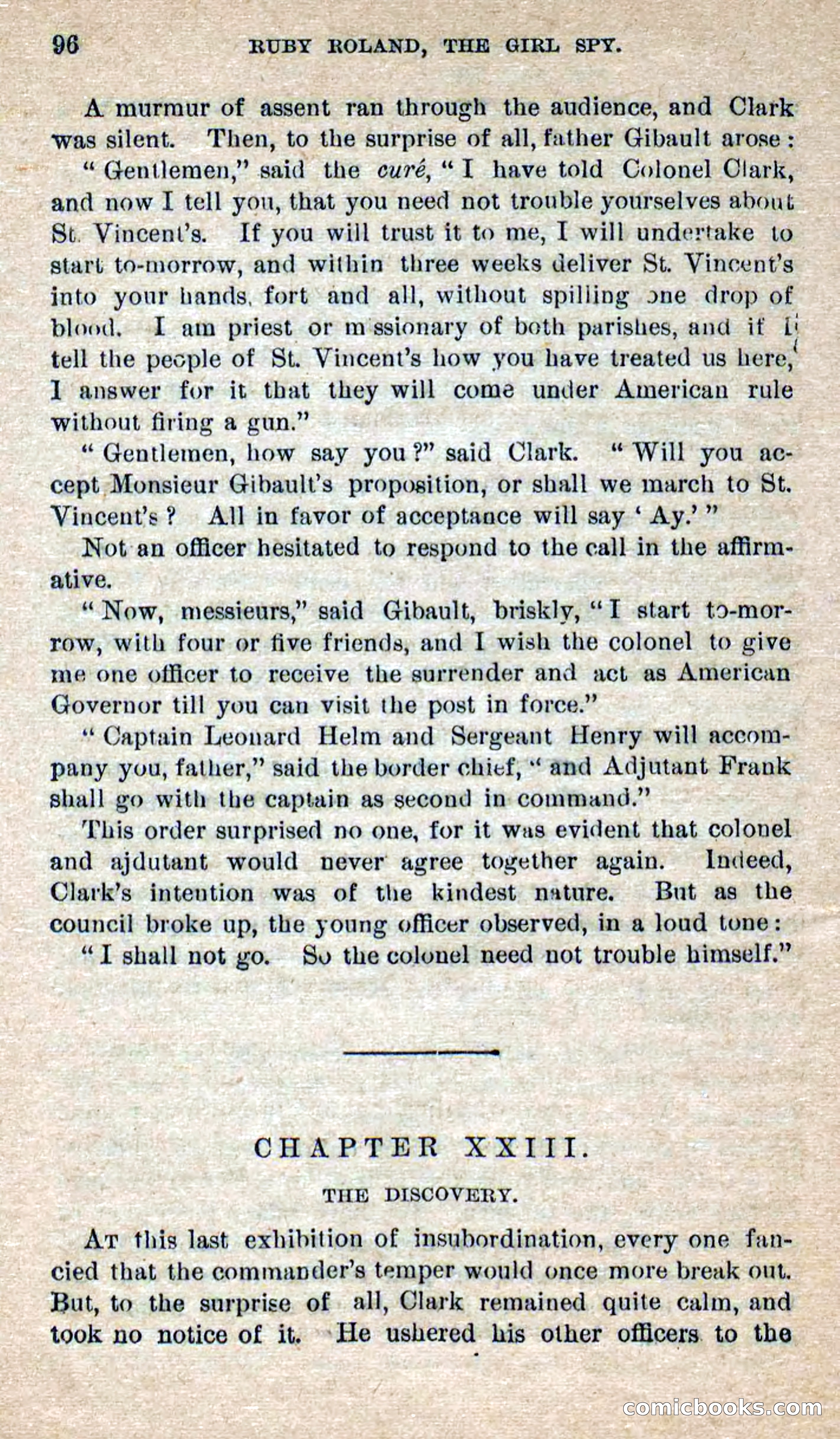 Beadle's Dime Novels No. 277: Ruby Roland, the Girl Spy — page 92 of 100