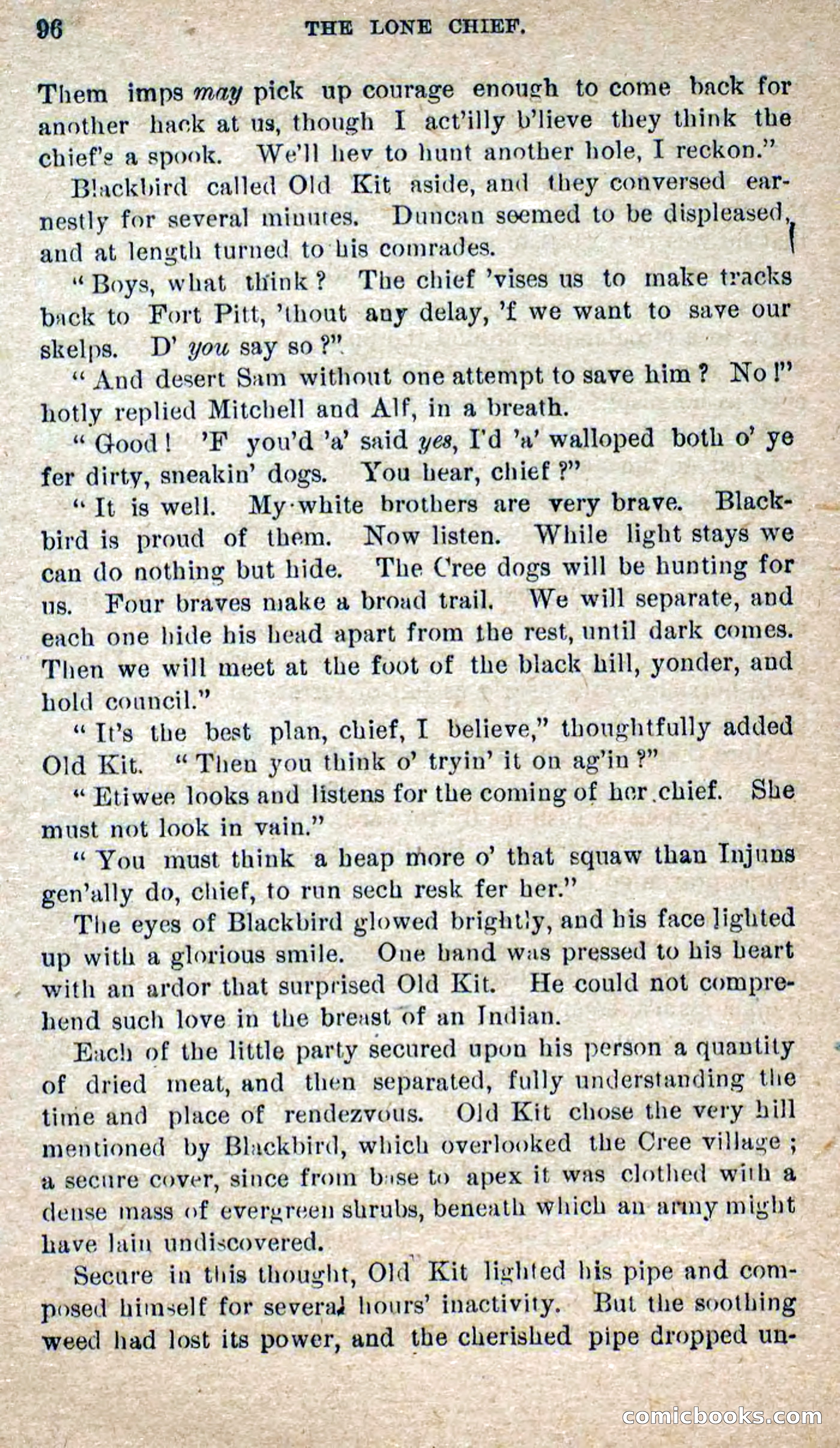 The Lone Chief — page 92 of 100