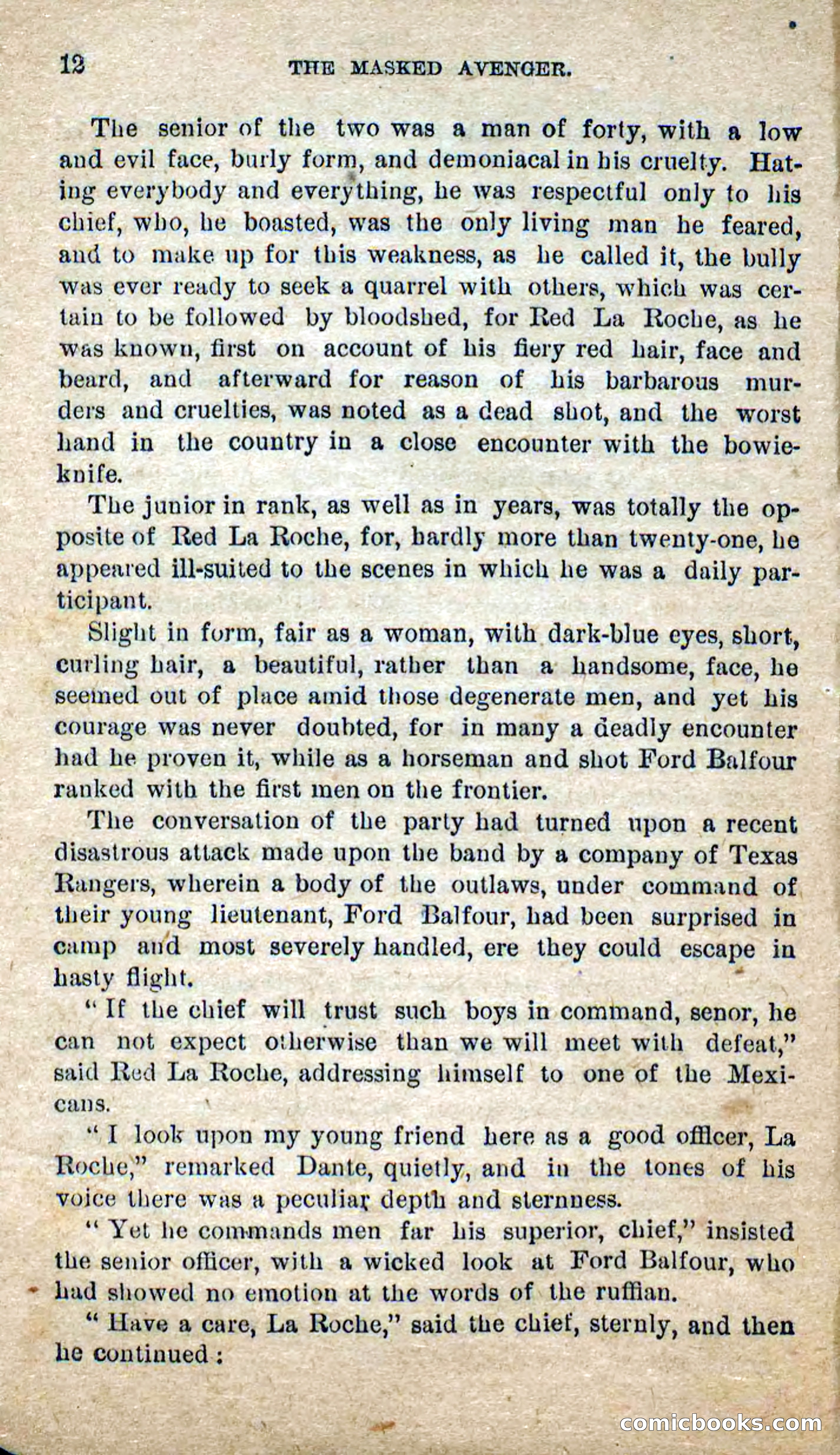 The Masked Avenger; or, Death on the Trail — page 10 of 96
