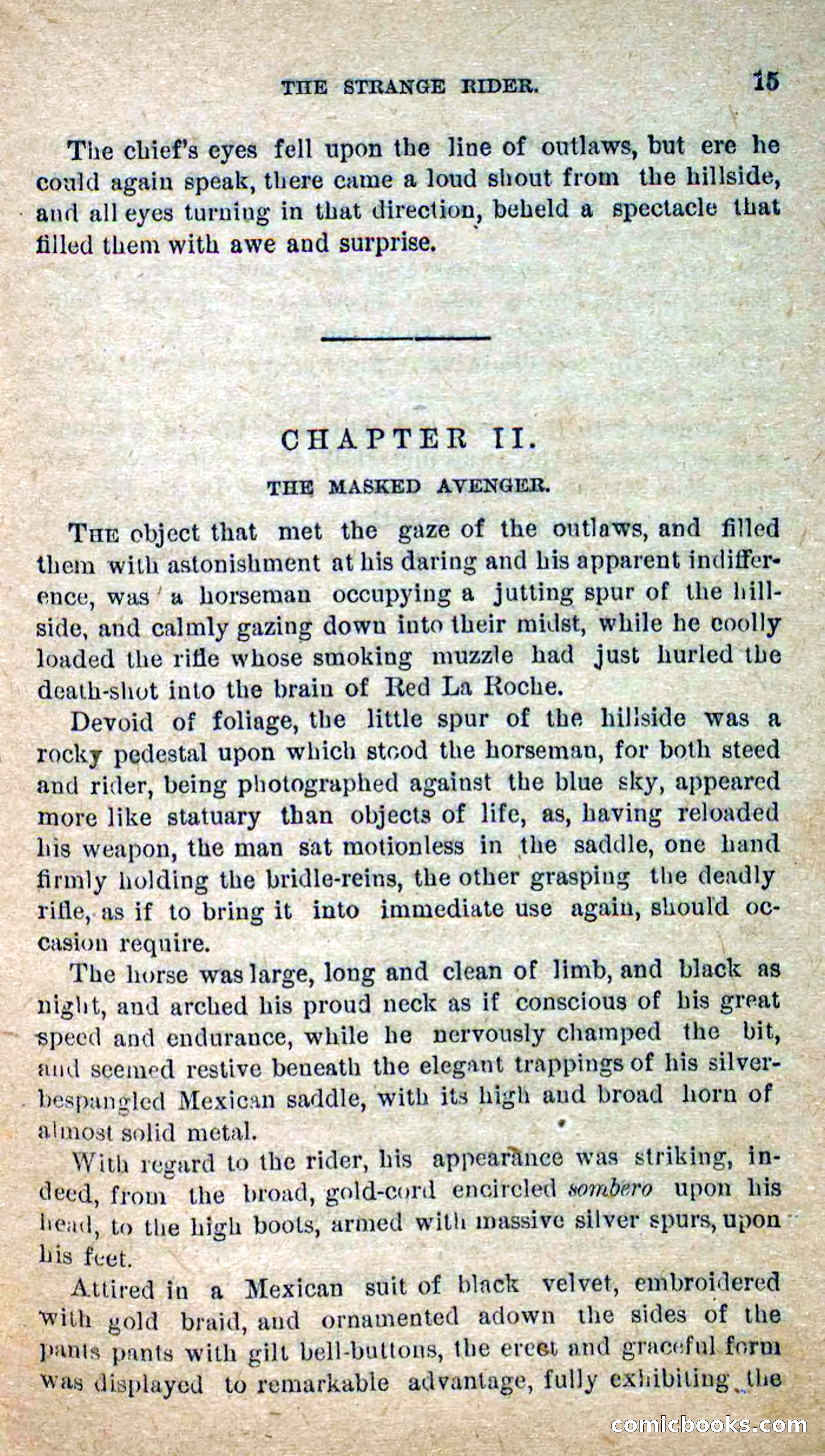 The Masked Avenger; or, Death on the Trail — page 13 of 96