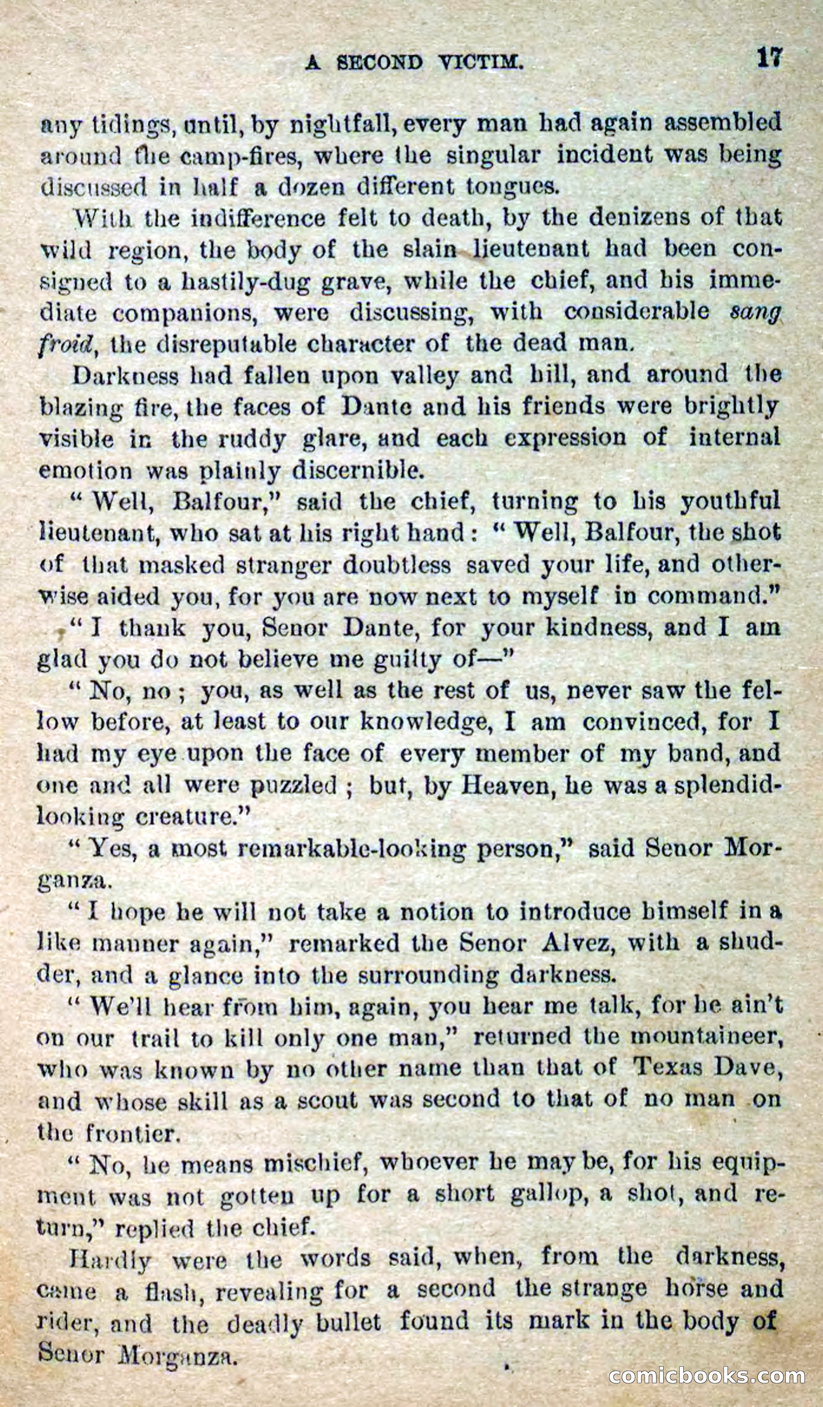 The Masked Avenger; or, Death on the Trail — page 15 of 96
