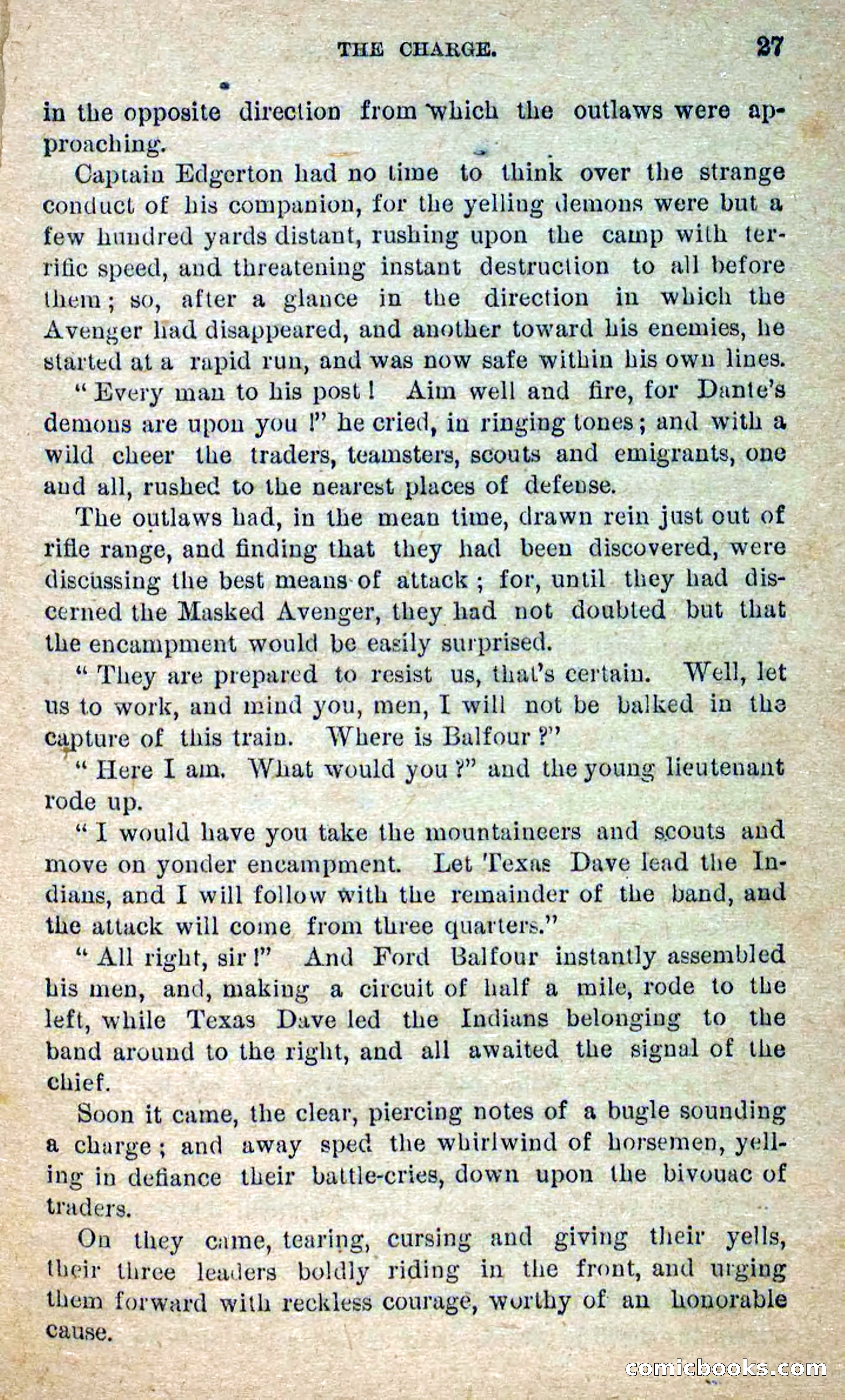 The Masked Avenger; or, Death on the Trail — page 25 of 96