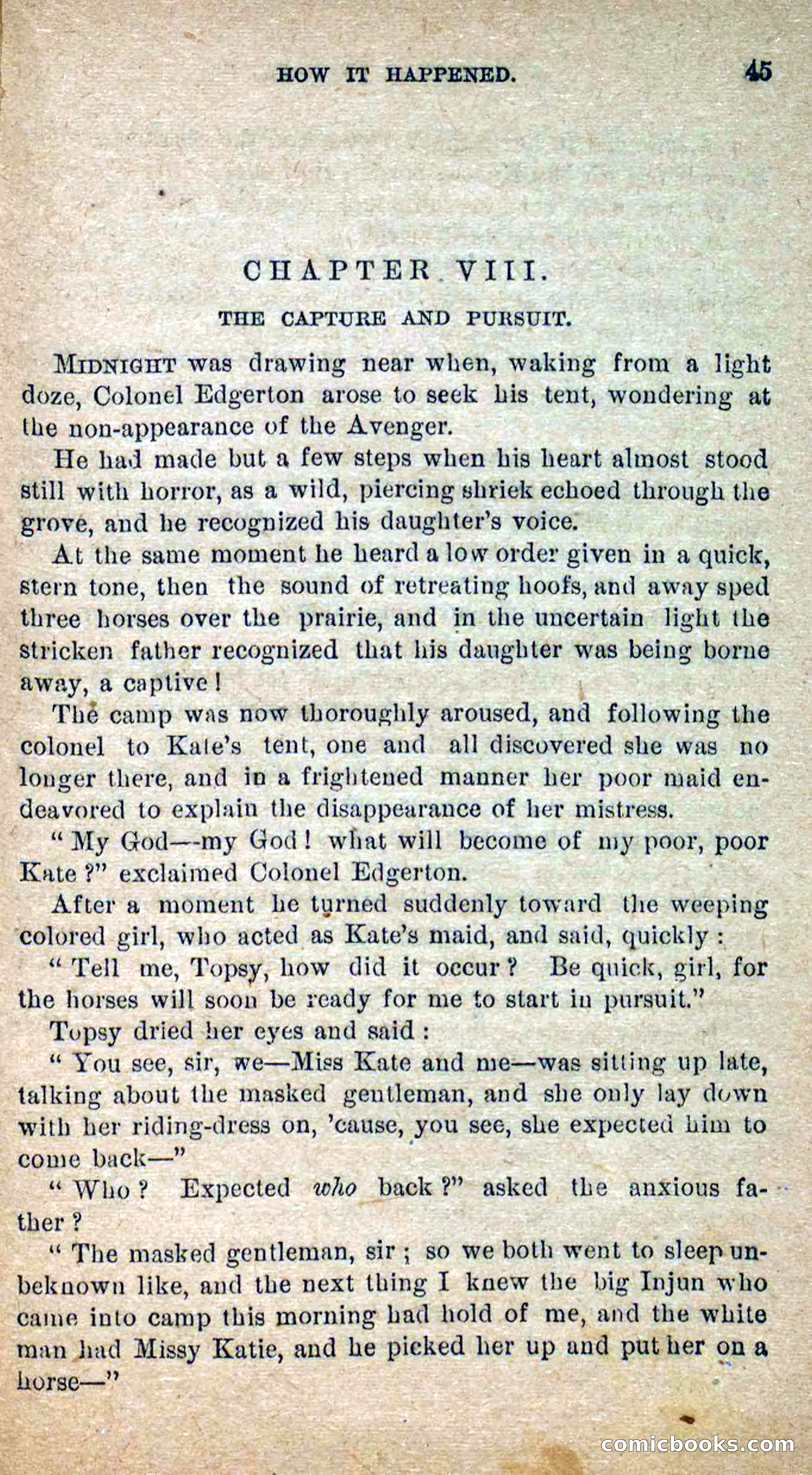 The Masked Avenger; or, Death on the Trail — page 43 of 96