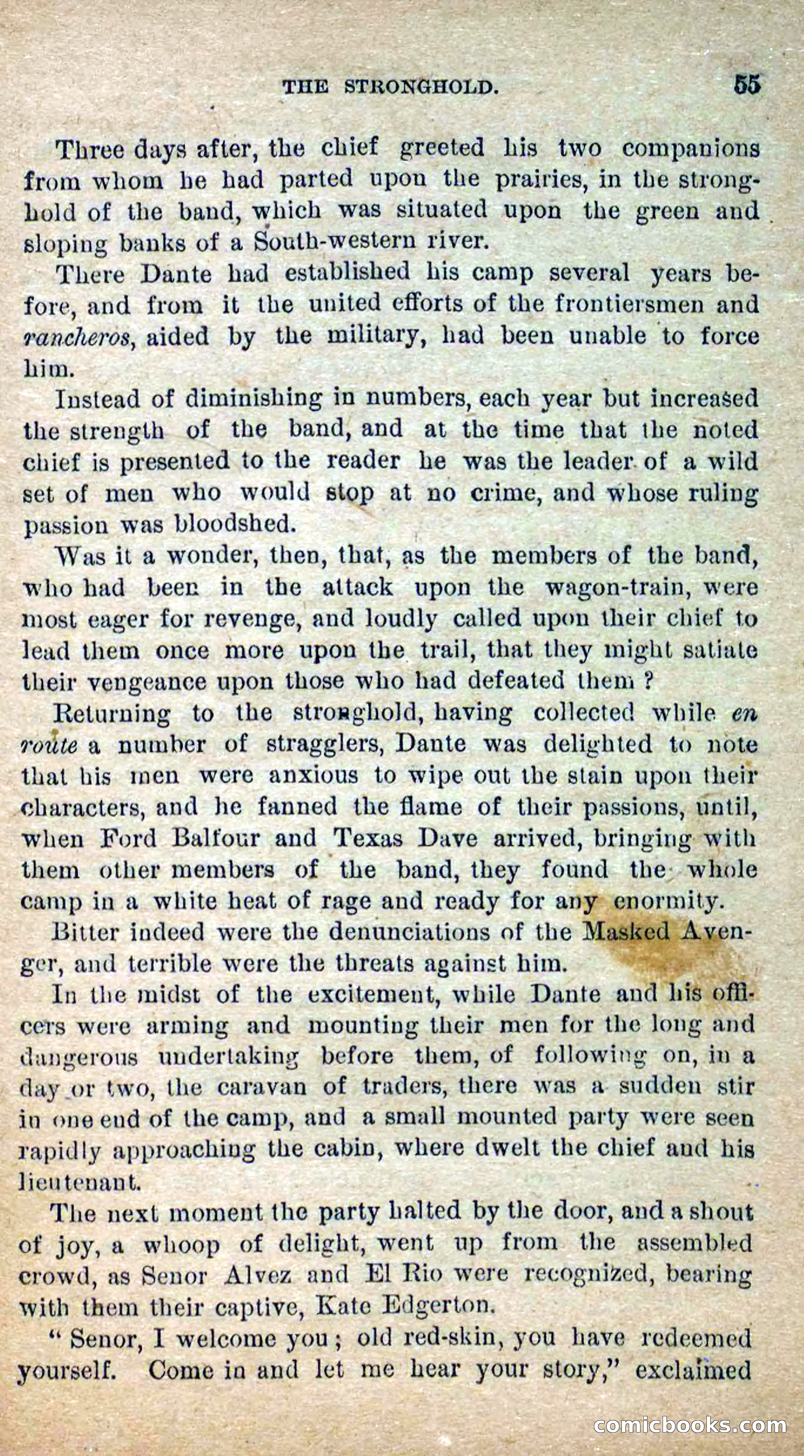 The Masked Avenger; or, Death on the Trail — page 53 of 96