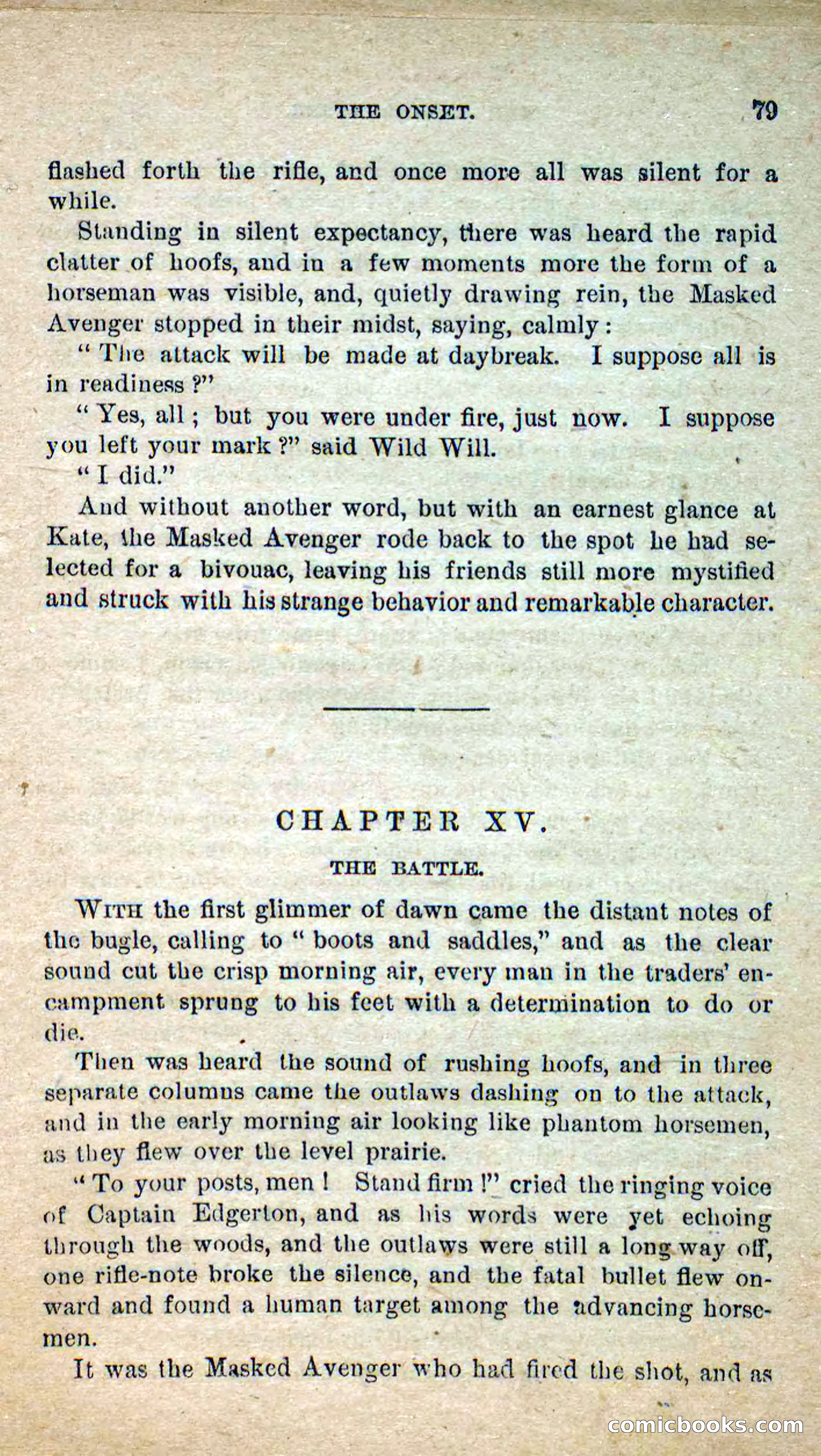 The Masked Avenger; or, Death on the Trail — page 77 of 96