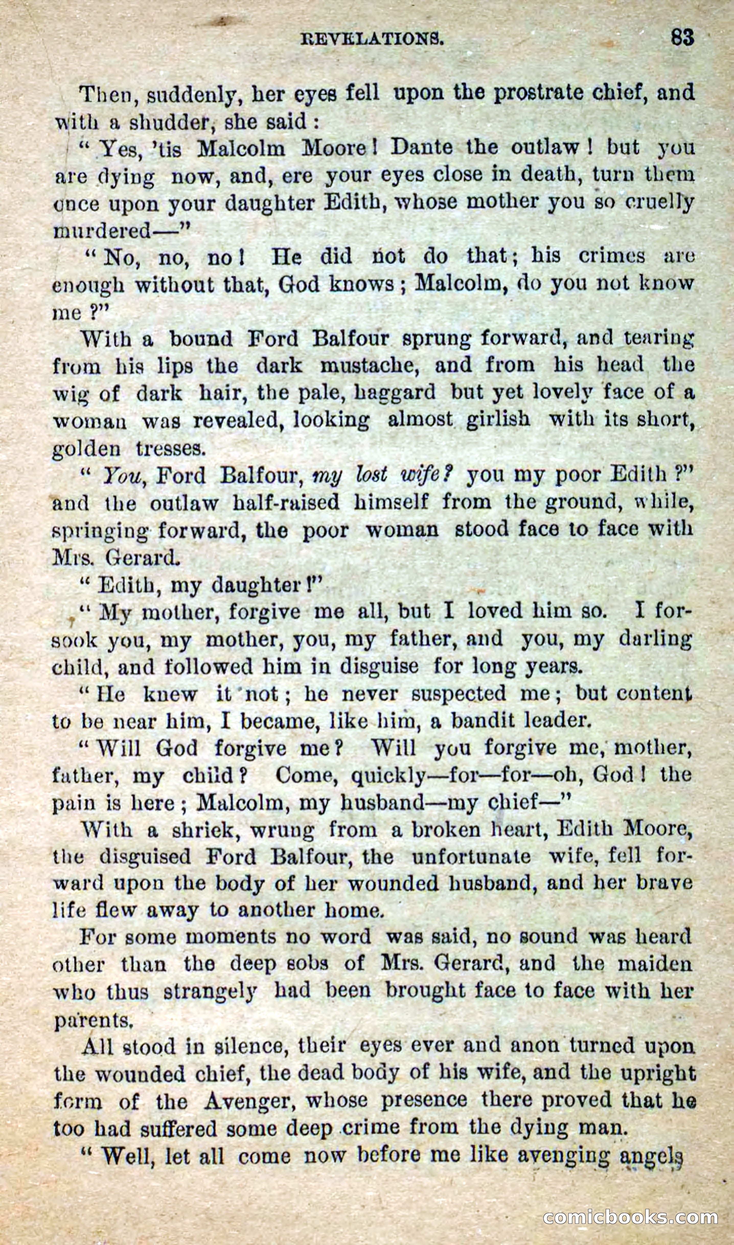 The Masked Avenger; or, Death on the Trail — page 81 of 96