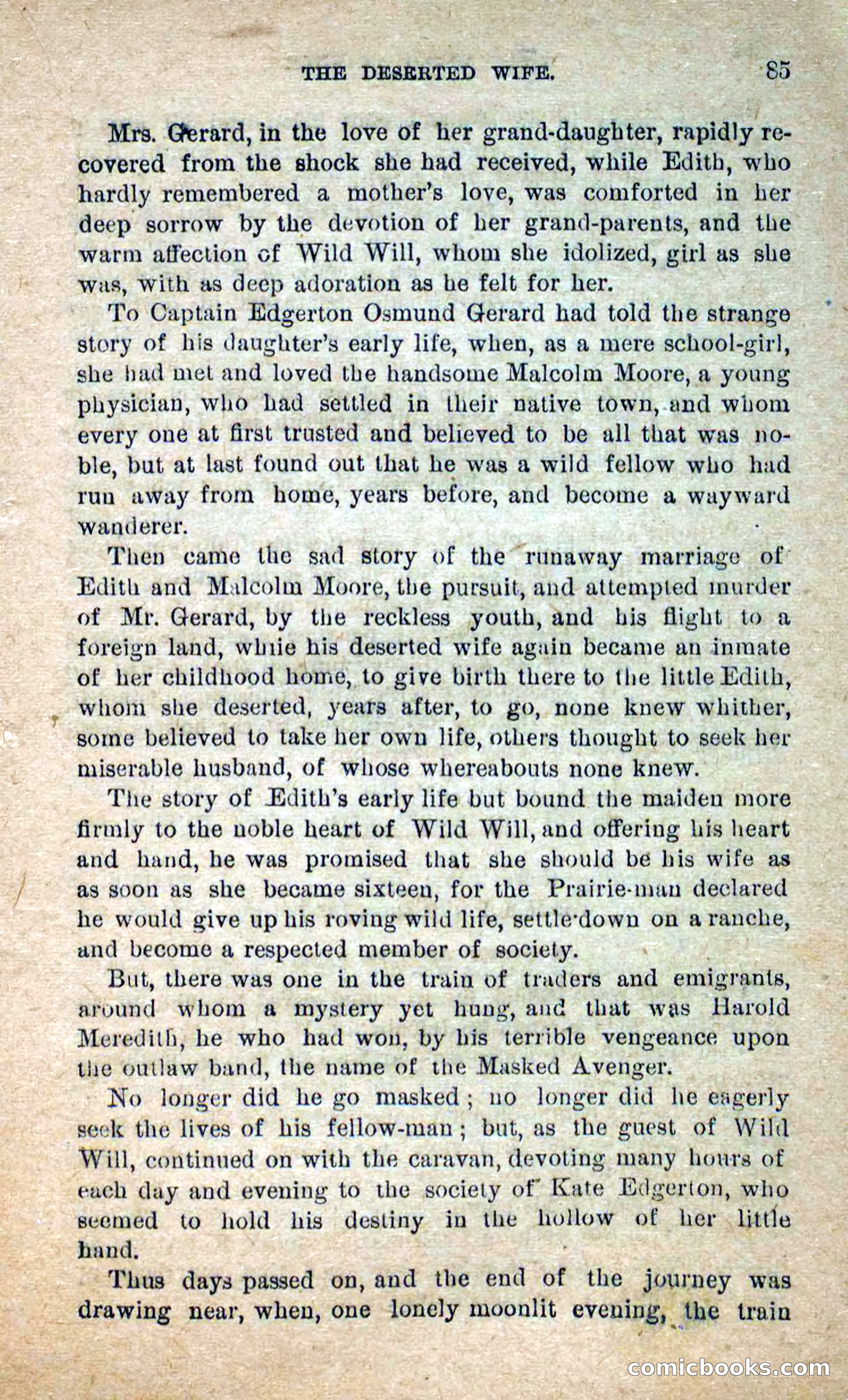 The Masked Avenger; or, Death on the Trail — page 83 of 96