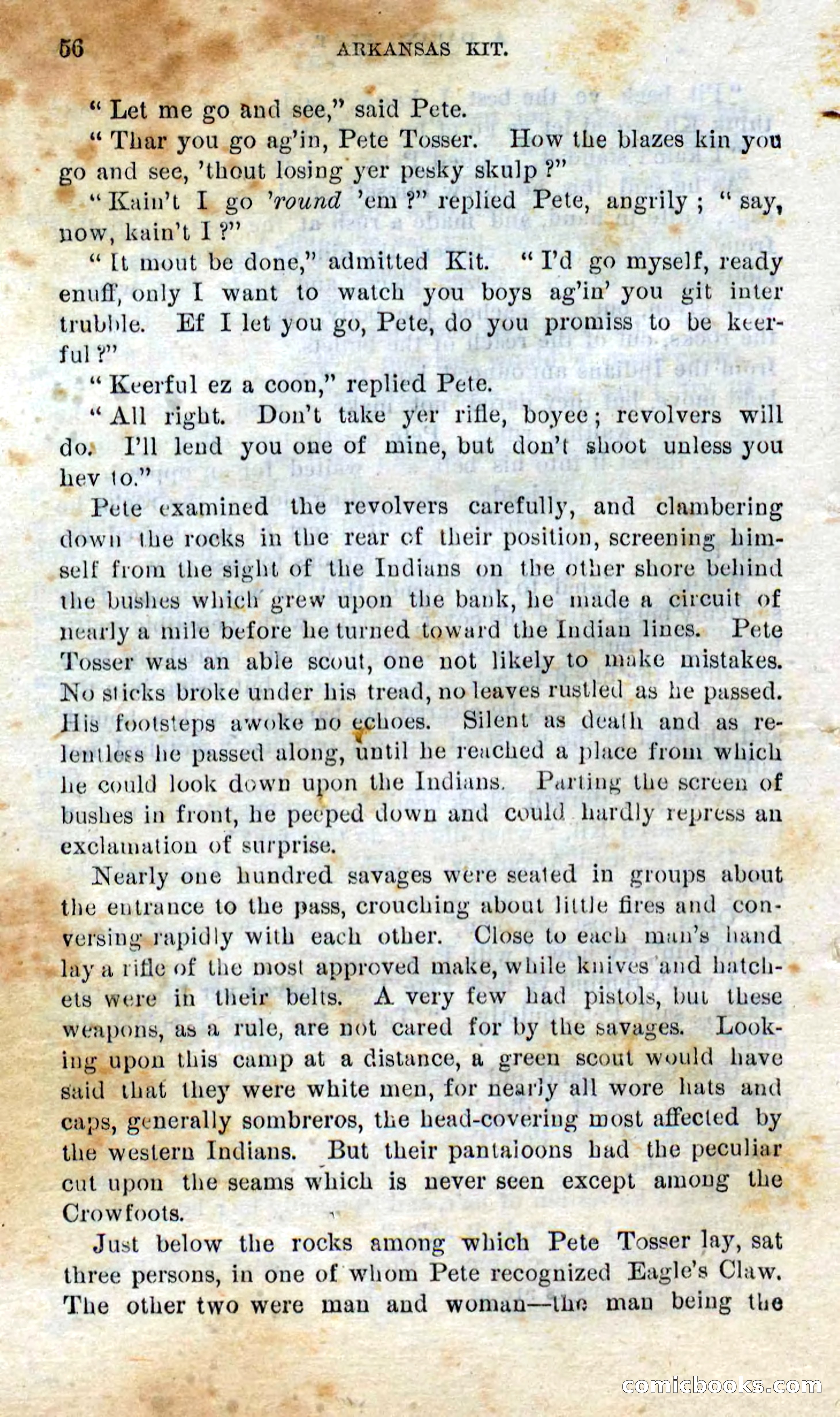 Beadle's Dime Novels No. 295 — page 54 of 100