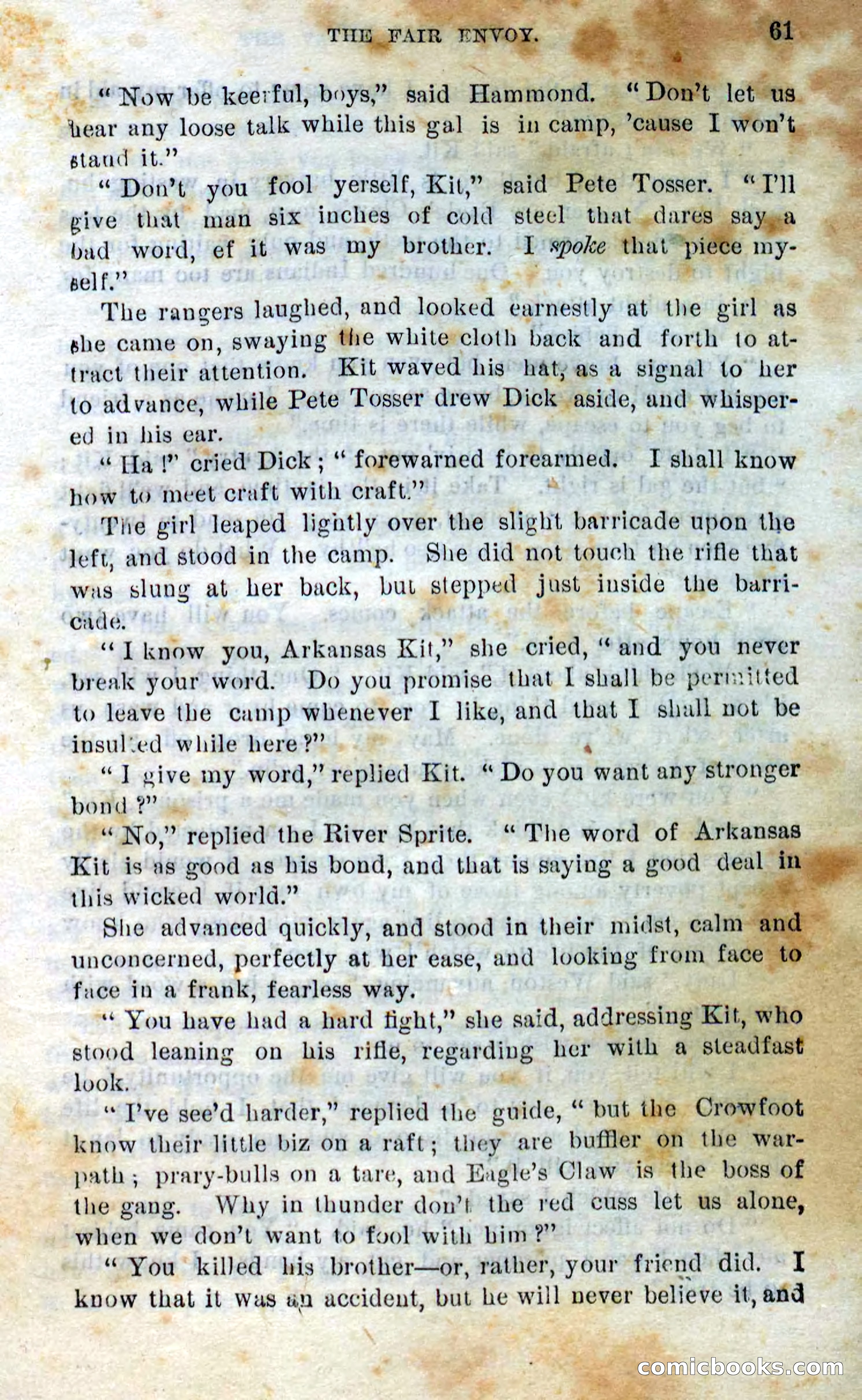Beadle's Dime Novels No. 295 — page 59 of 100