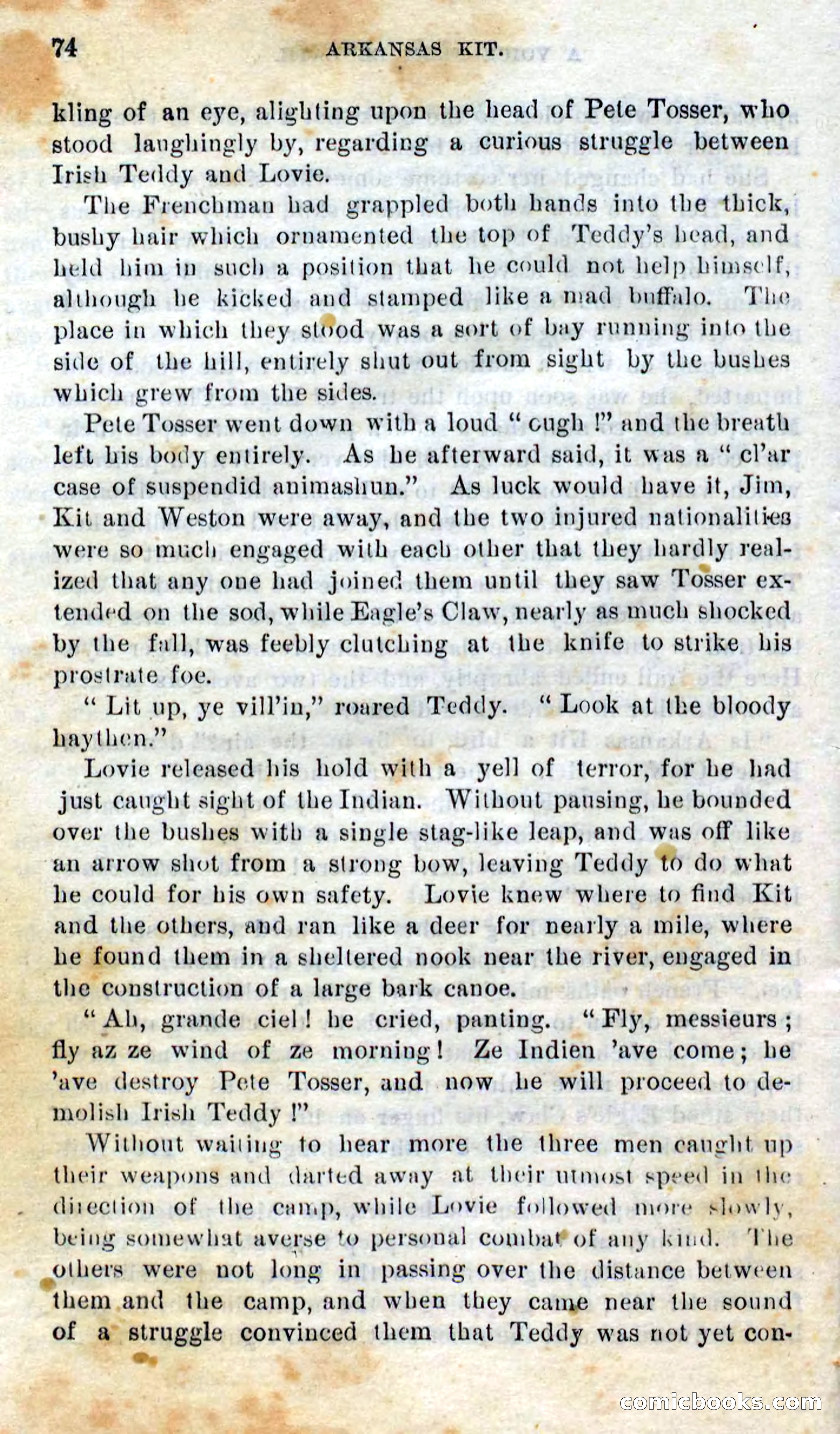 Beadle's Dime Novels No. 295 — page 72 of 100