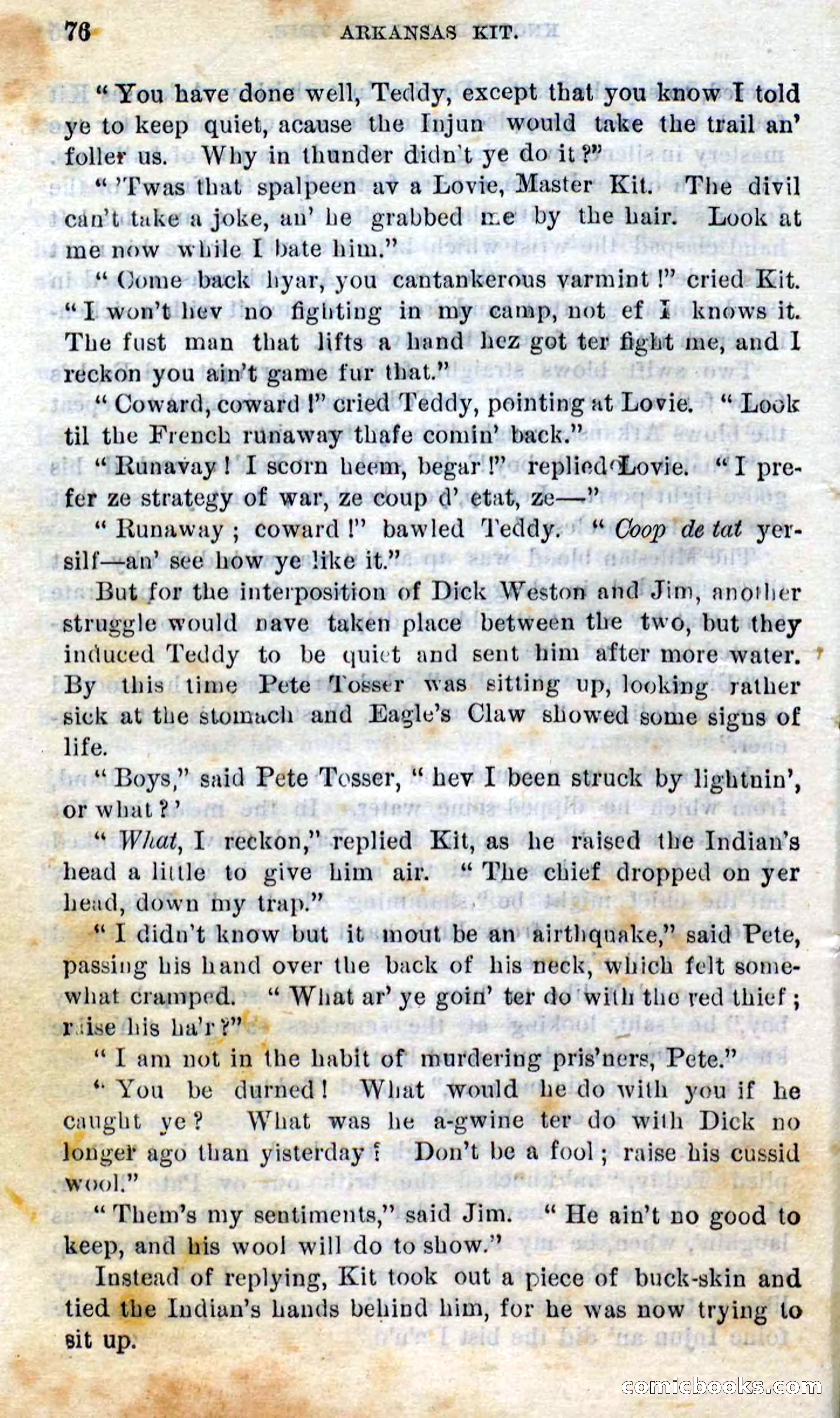 Beadle's Dime Novels No. 295 — page 74 of 100