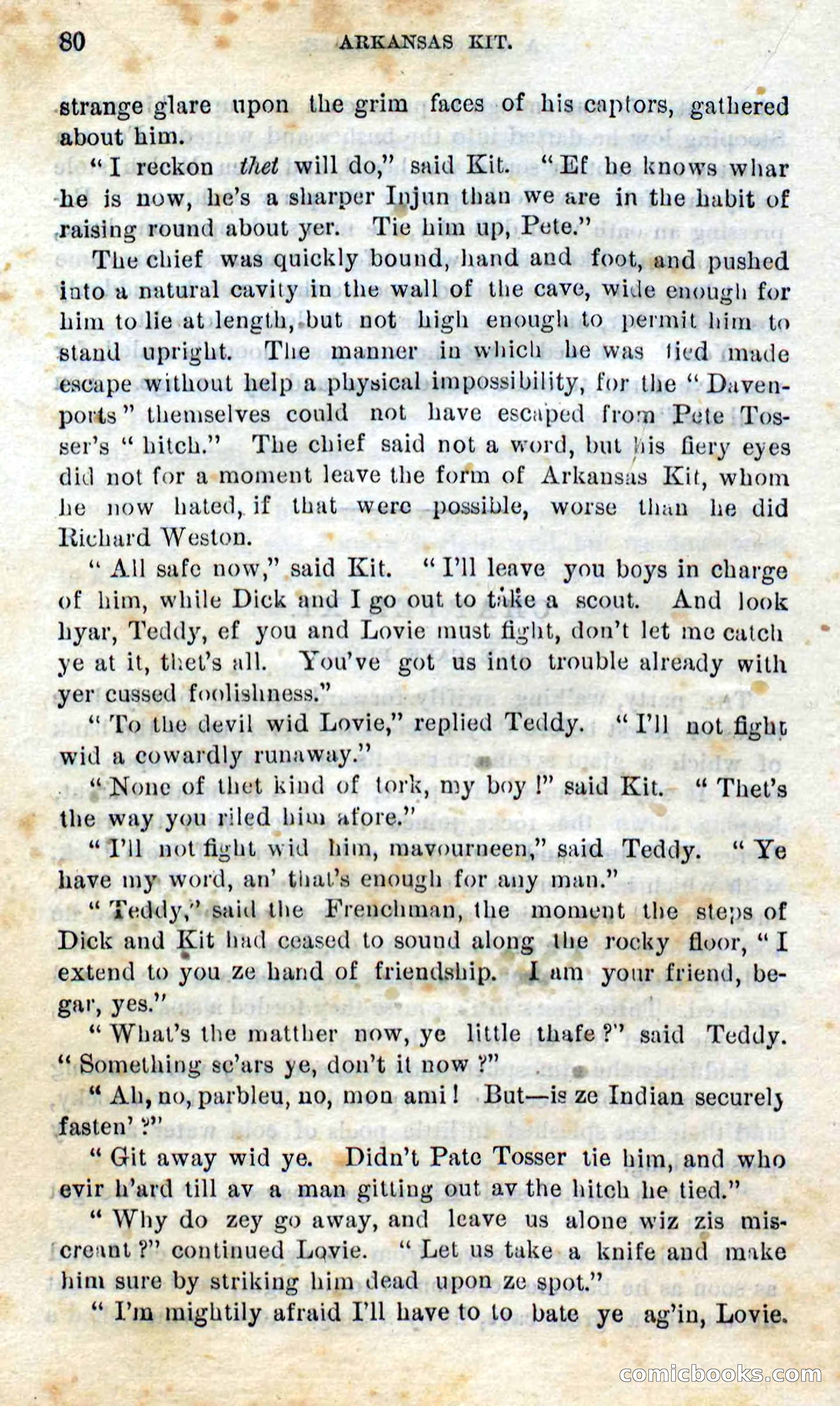 Beadle's Dime Novels No. 295 — page 78 of 100