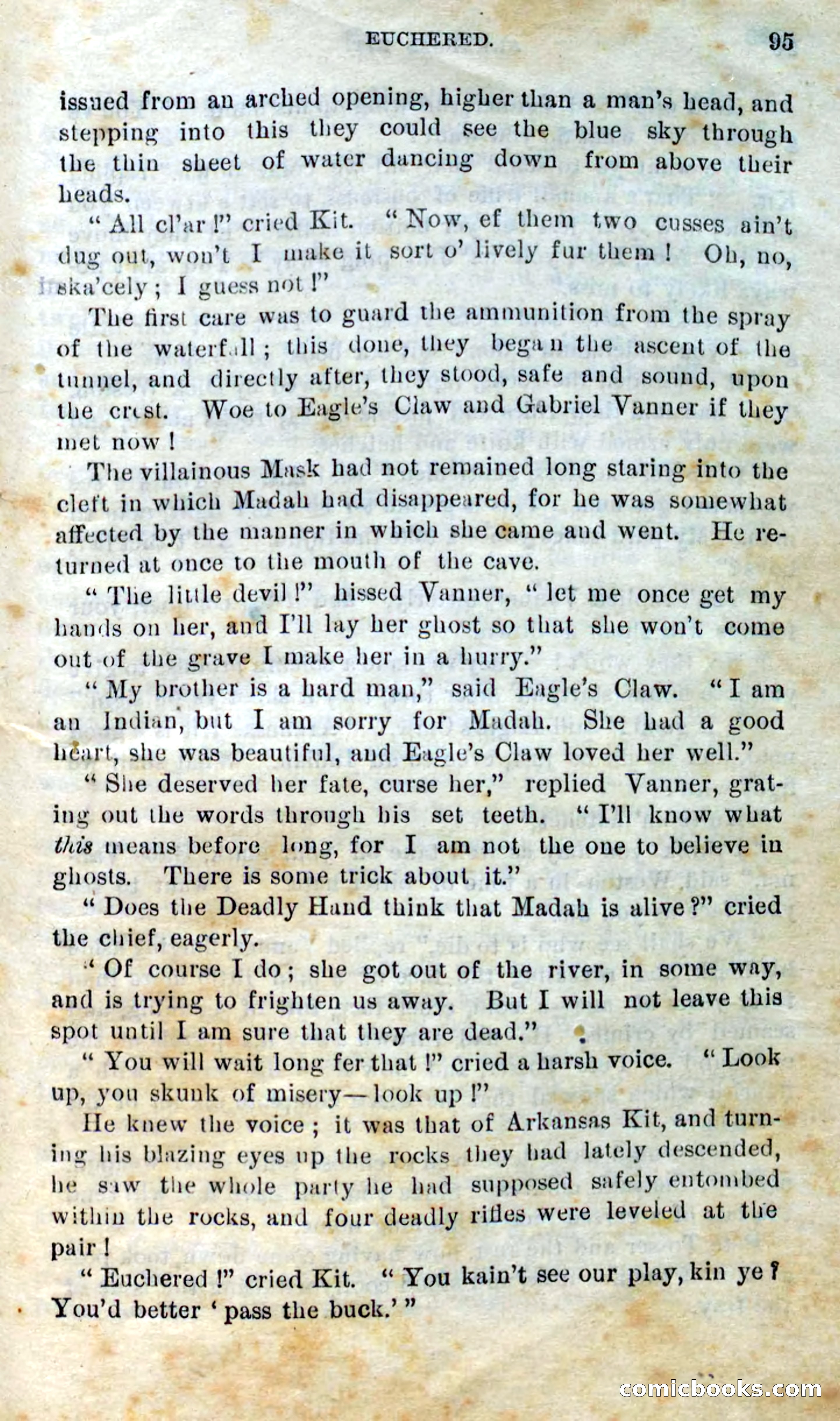 Beadle's Dime Novels No. 295 — page 93 of 100