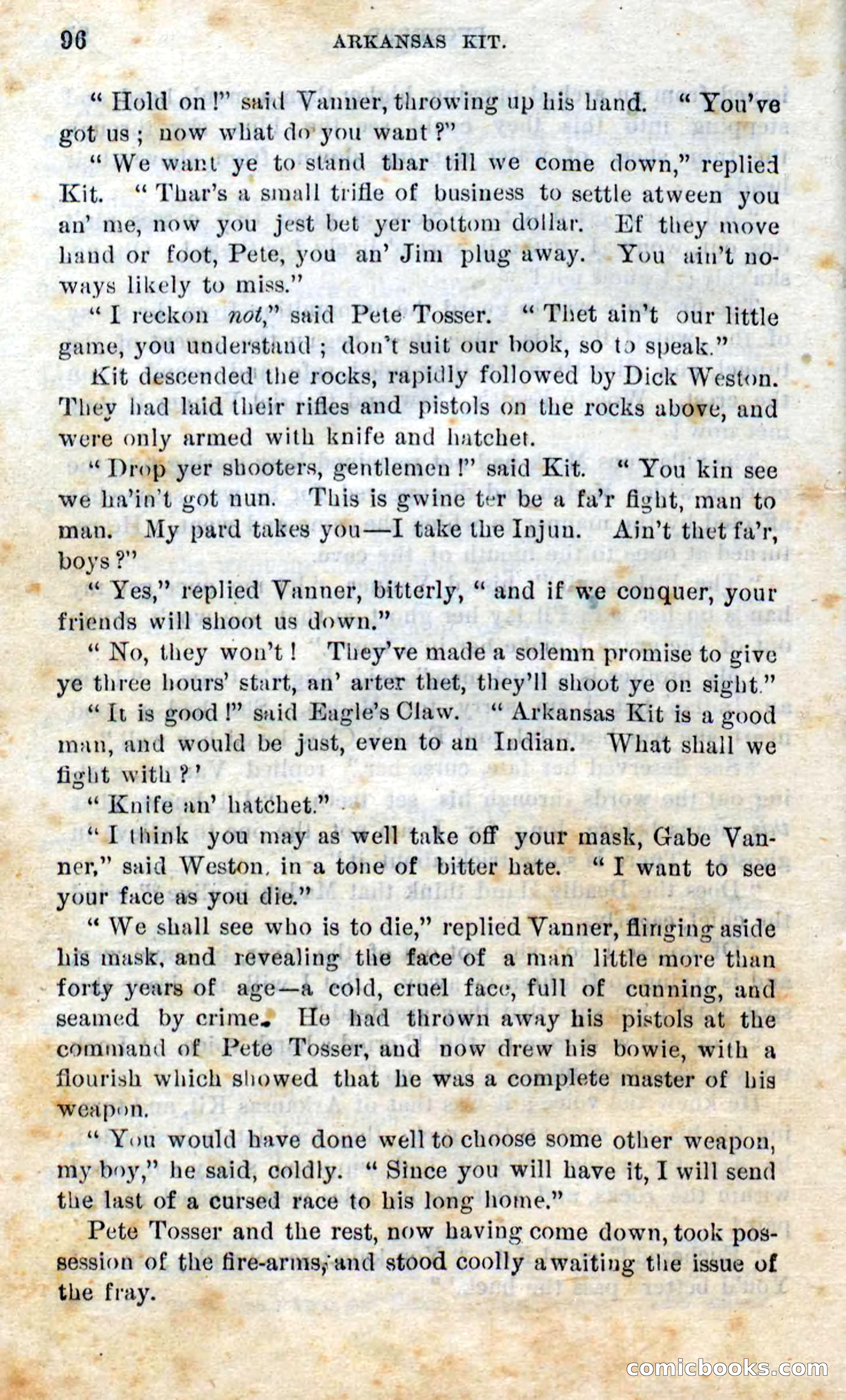 Beadle's Dime Novels No. 295 — page 94 of 100