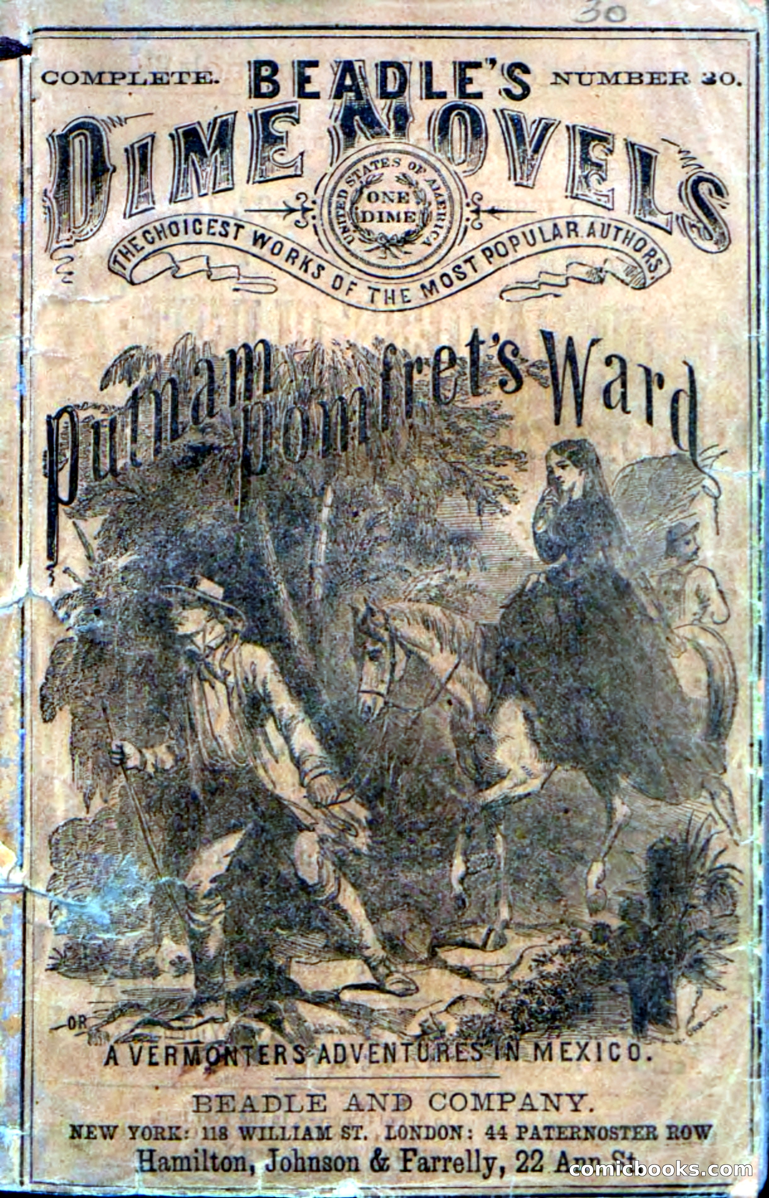 Beadle's Dime Novels No. 30: Popham Frett's Ward