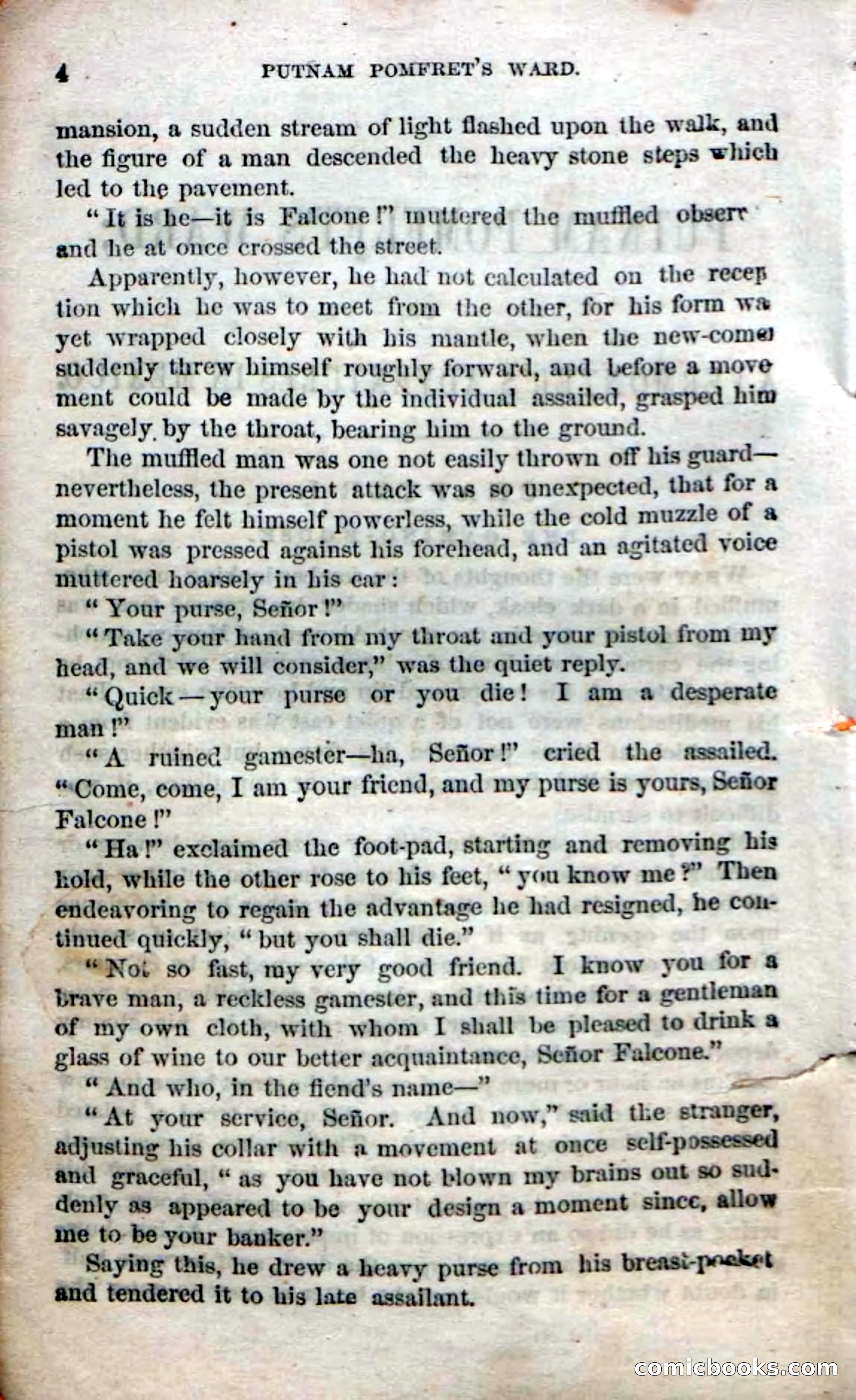 Beadle's Dime Novels No. 30: Popham Frett's Ward — page 6 of 118