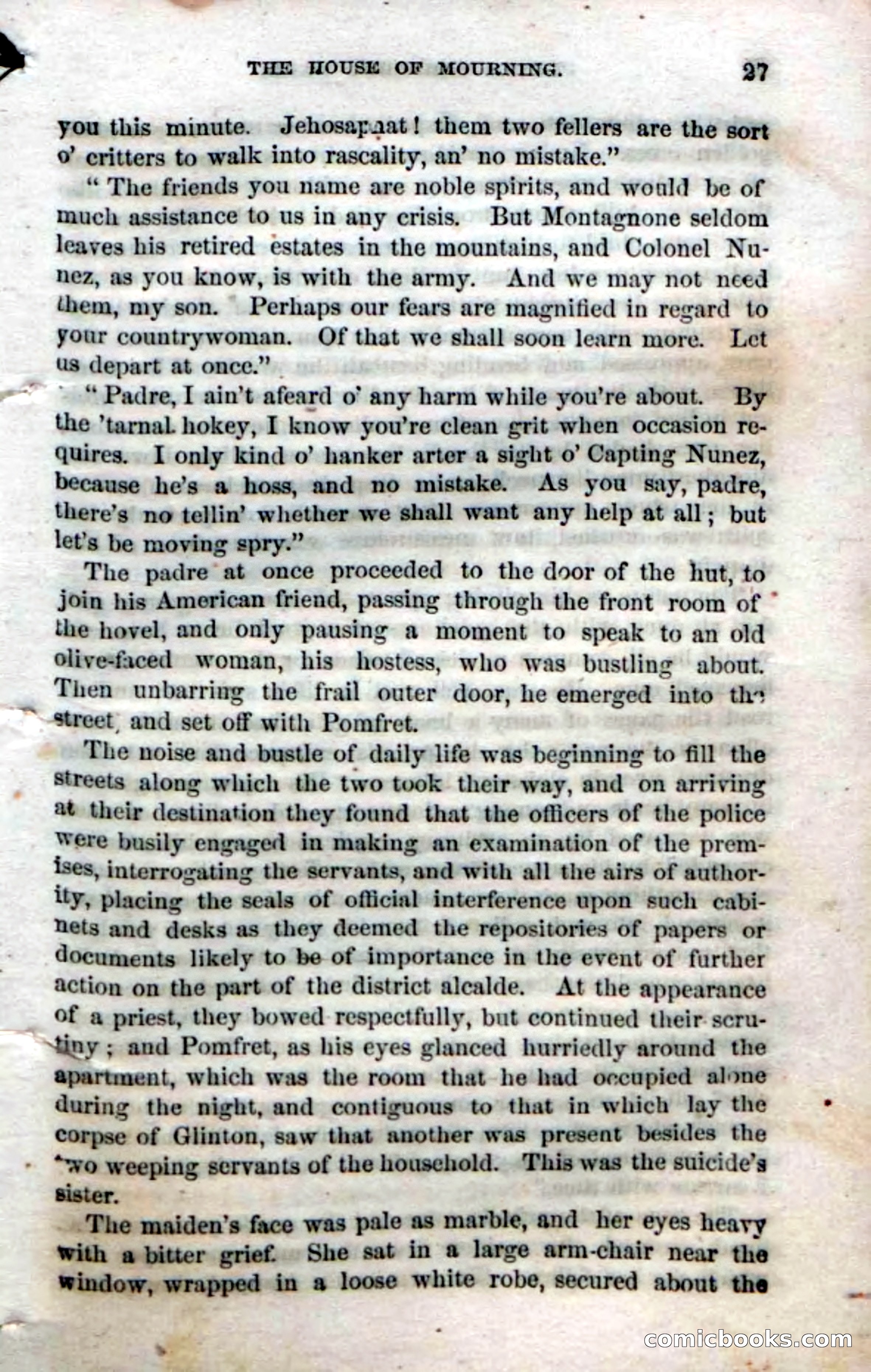 Beadle's Dime Novels No. 30: Popham Frett's Ward — page 29 of 118