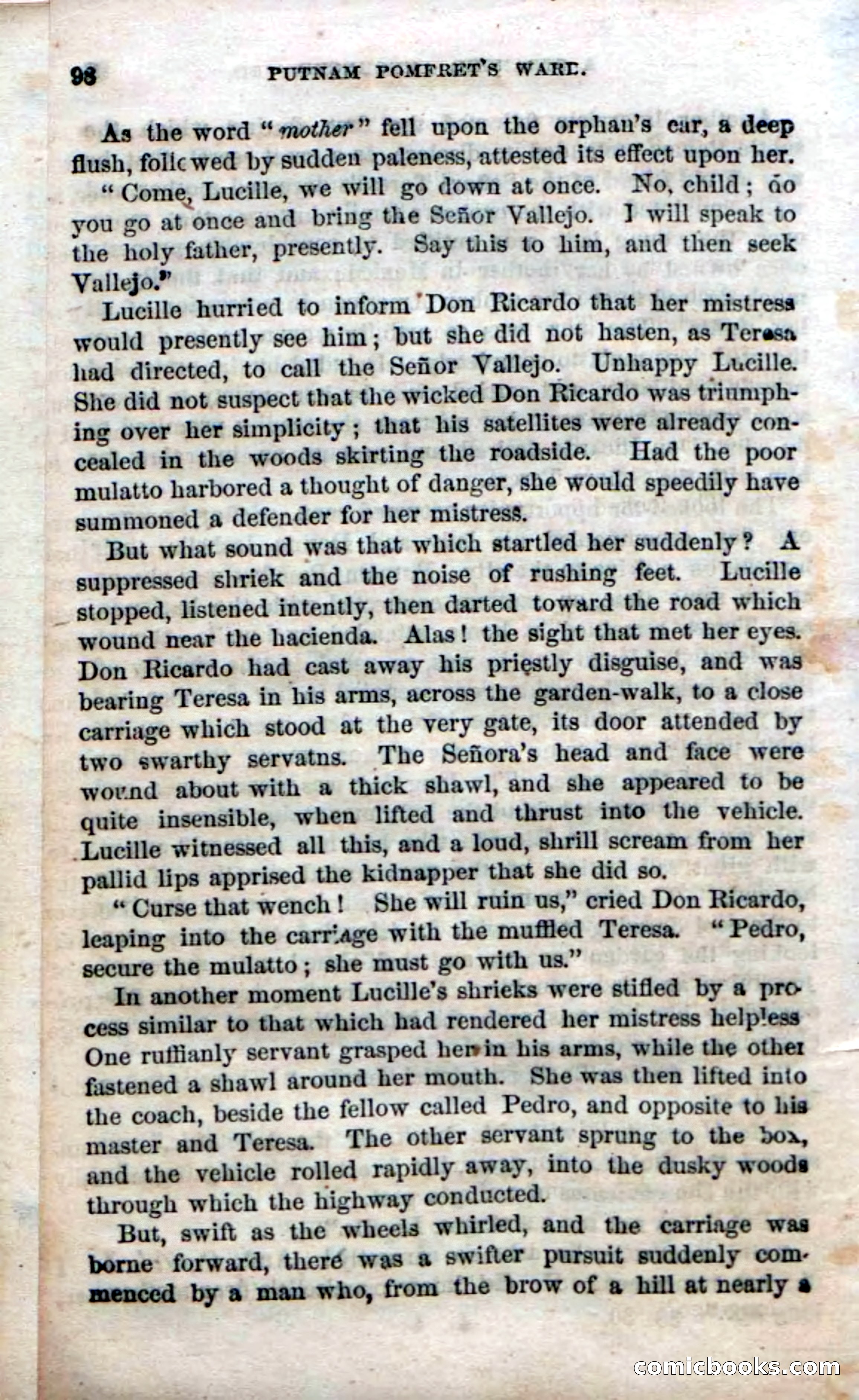 Beadle's Dime Novels No. 30: Popham Frett's Ward — page 100 of 118