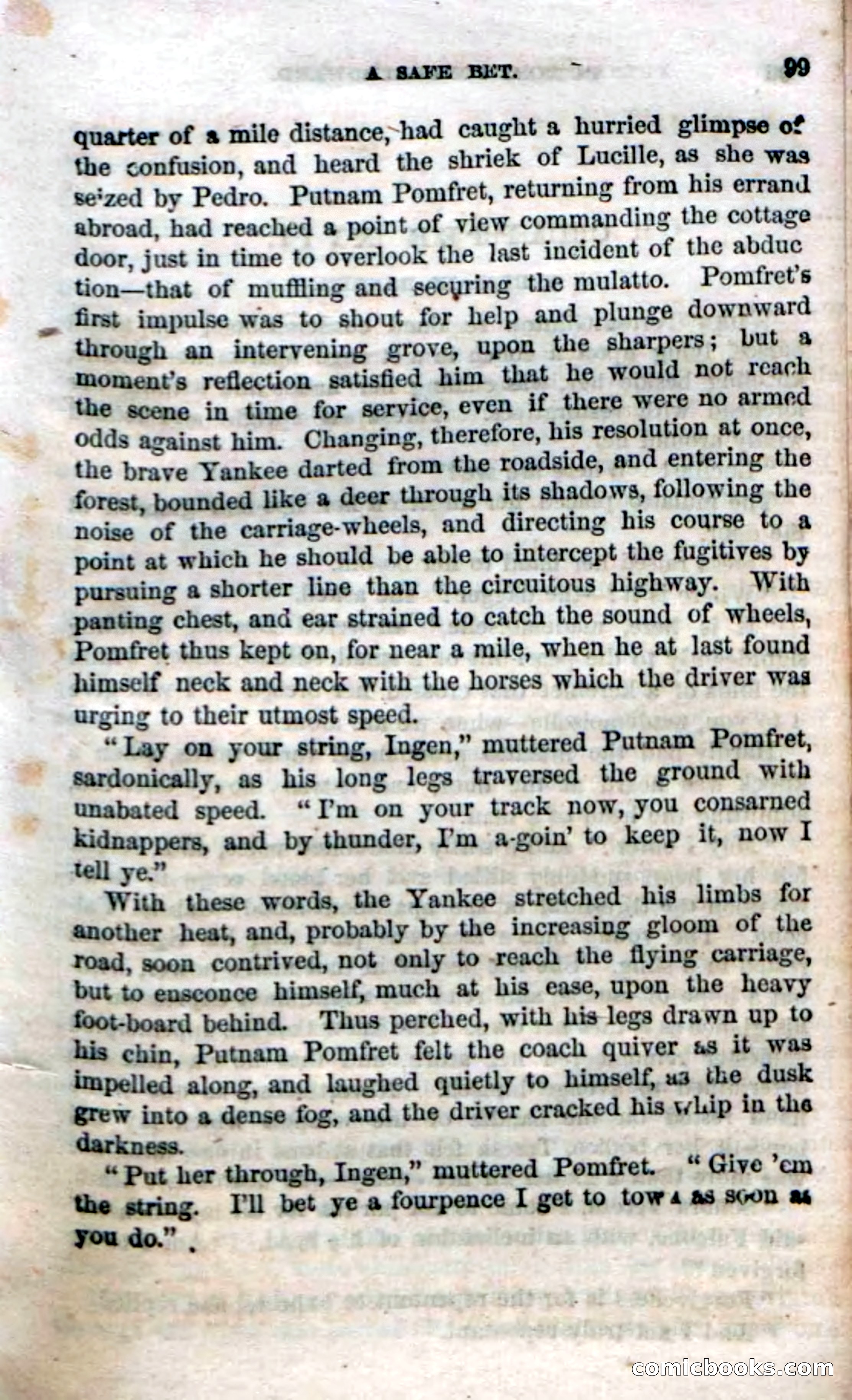 Beadle's Dime Novels No. 30: Popham Frett's Ward — page 101 of 118