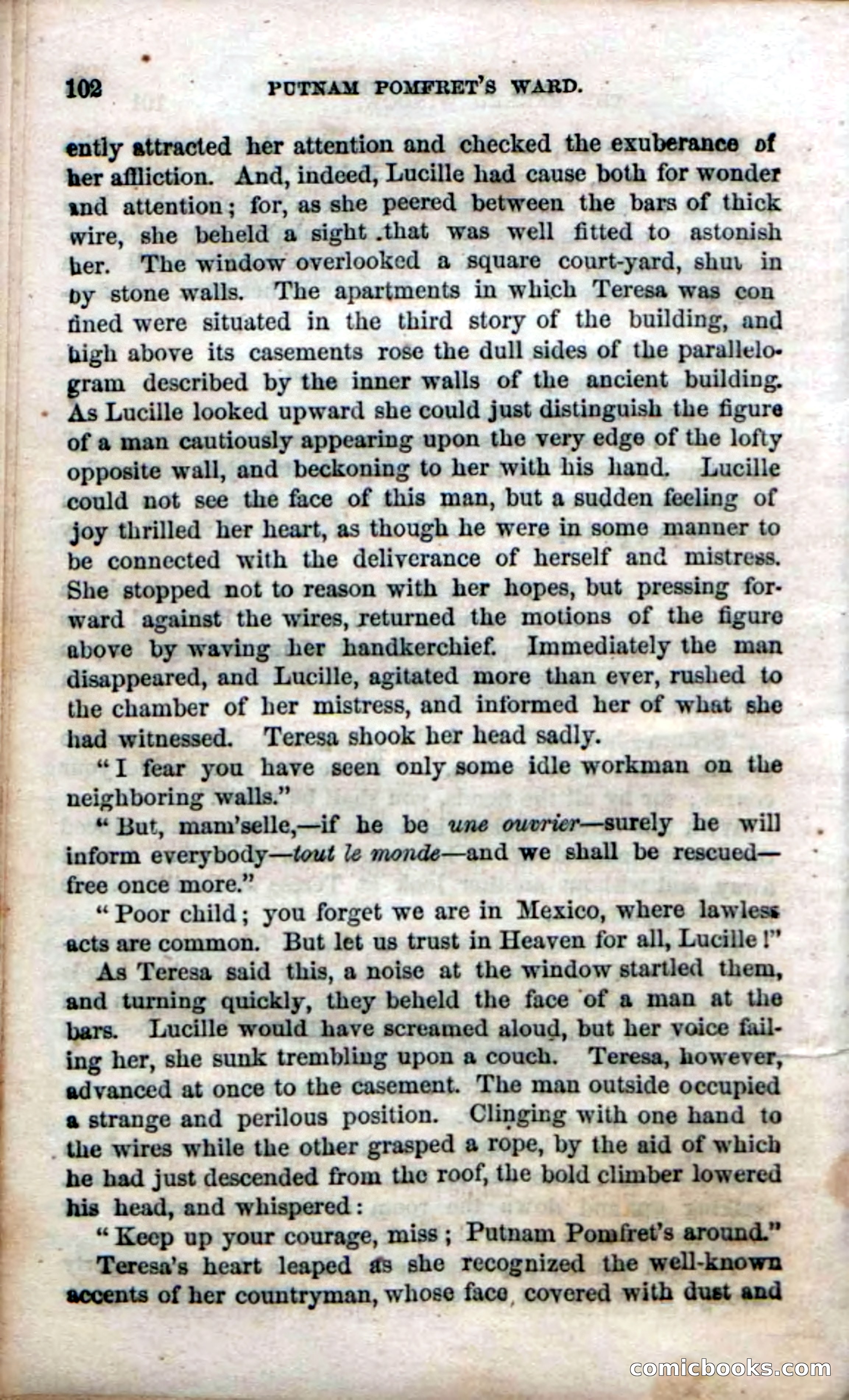 Beadle's Dime Novels No. 30: Popham Frett's Ward — page 104 of 118