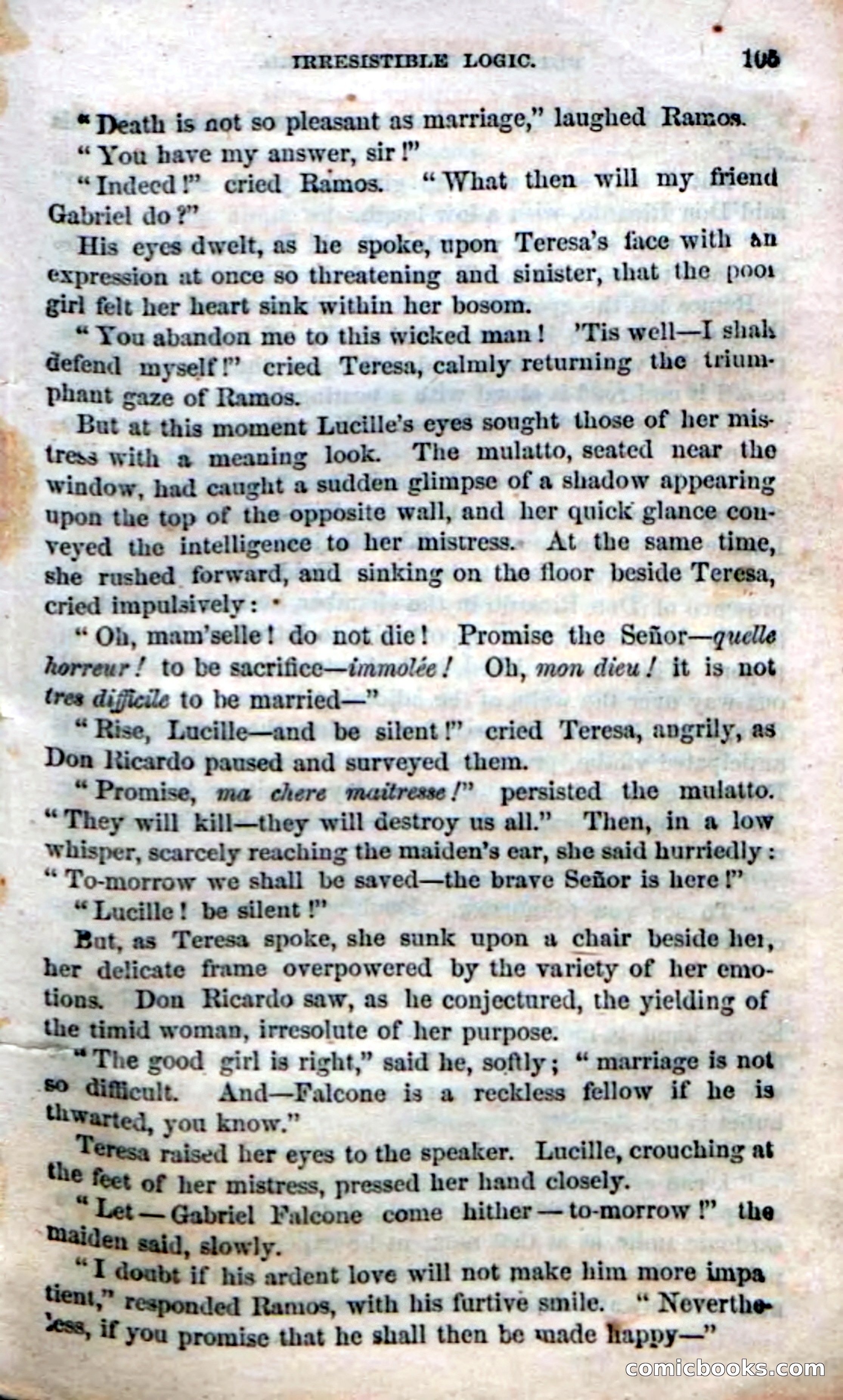 Beadle's Dime Novels No. 30: Popham Frett's Ward — page 107 of 118