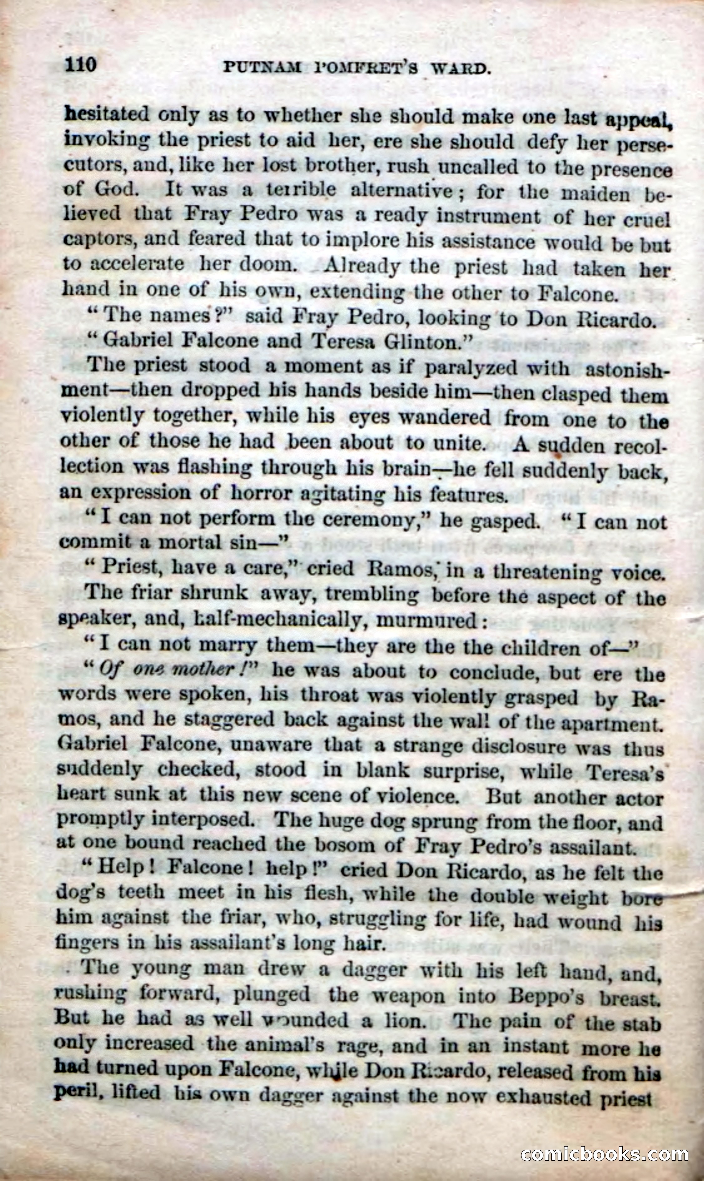 Beadle's Dime Novels No. 30: Popham Frett's Ward — page 112 of 118