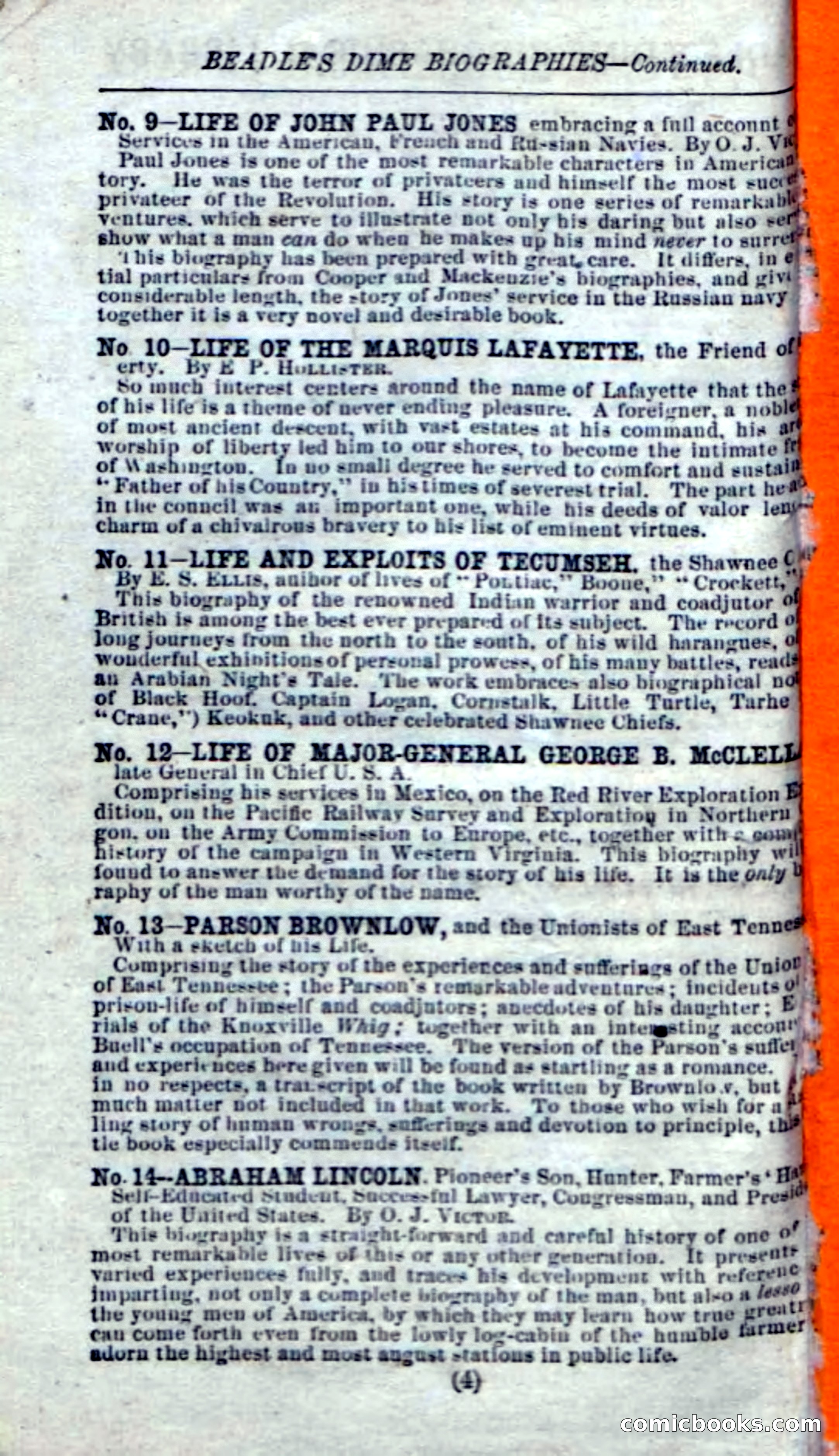Beadle's Dime Novels No. 30: Popham Frett's Ward — page 116 of 118